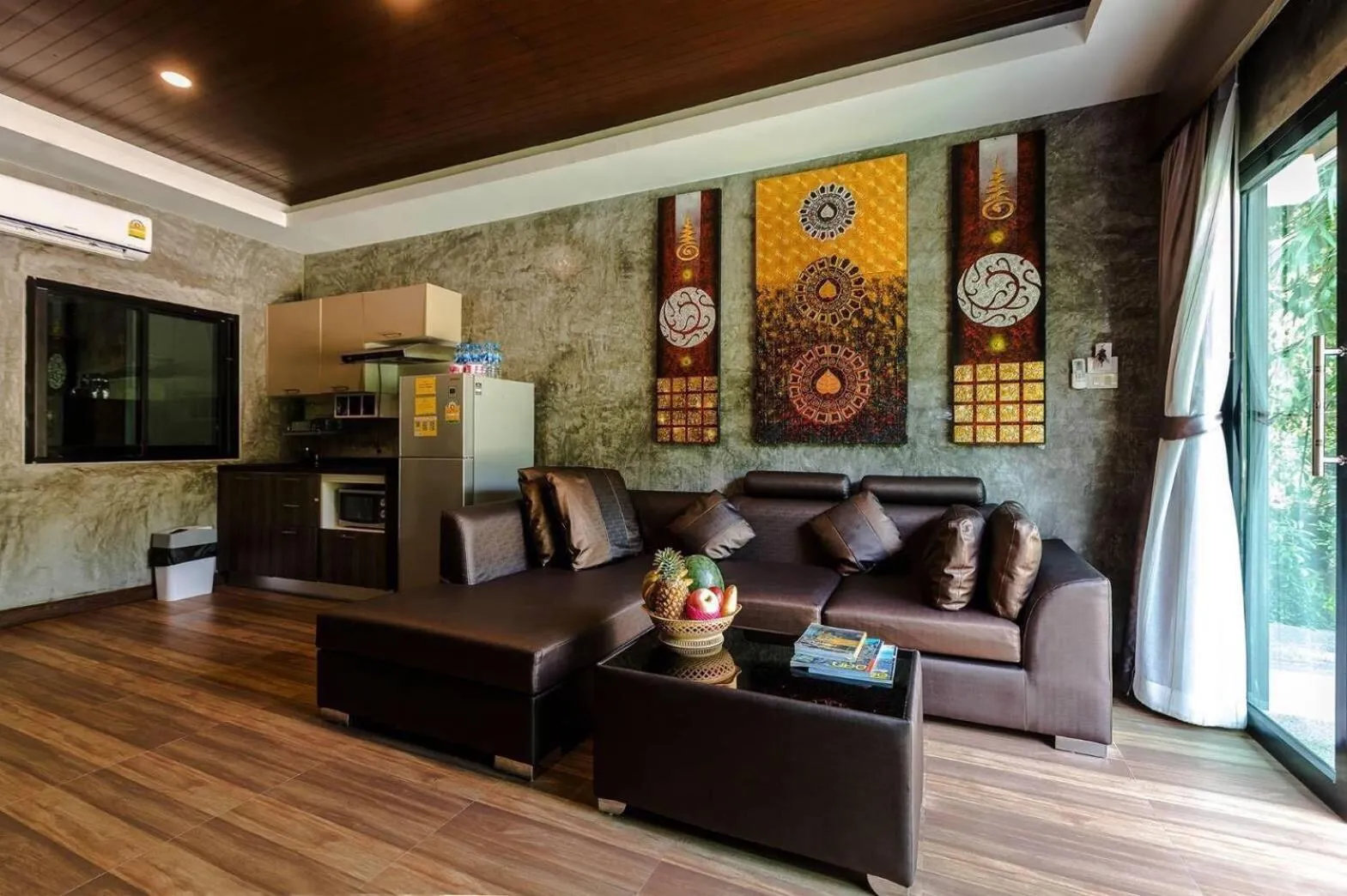 Living room in Oscar Villa Aonang Krabi