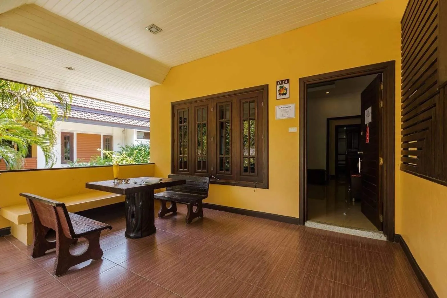 Balcony/Terrace in Oscar Villa Aonang Krabi