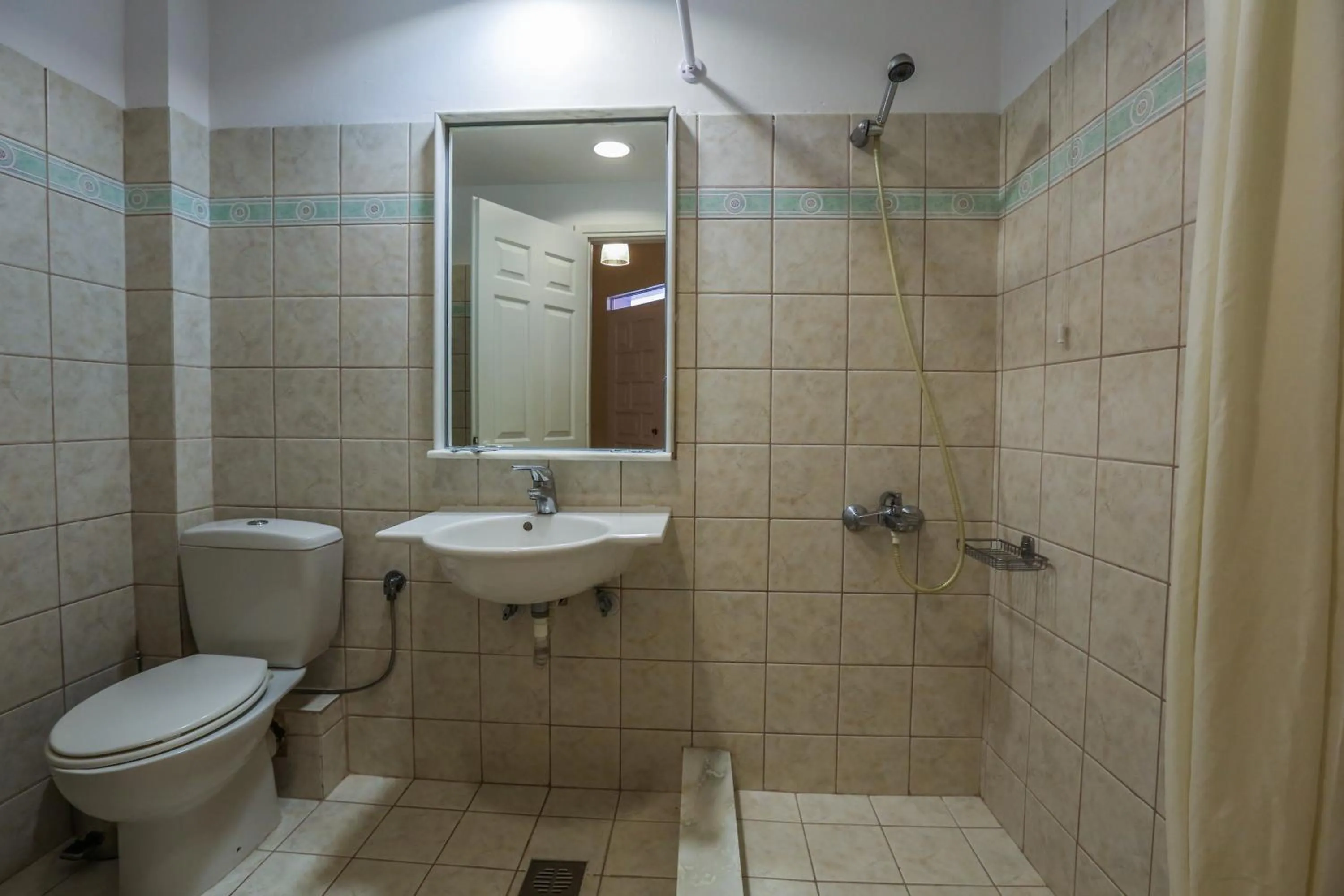 Bathroom in Pelagos Apartments