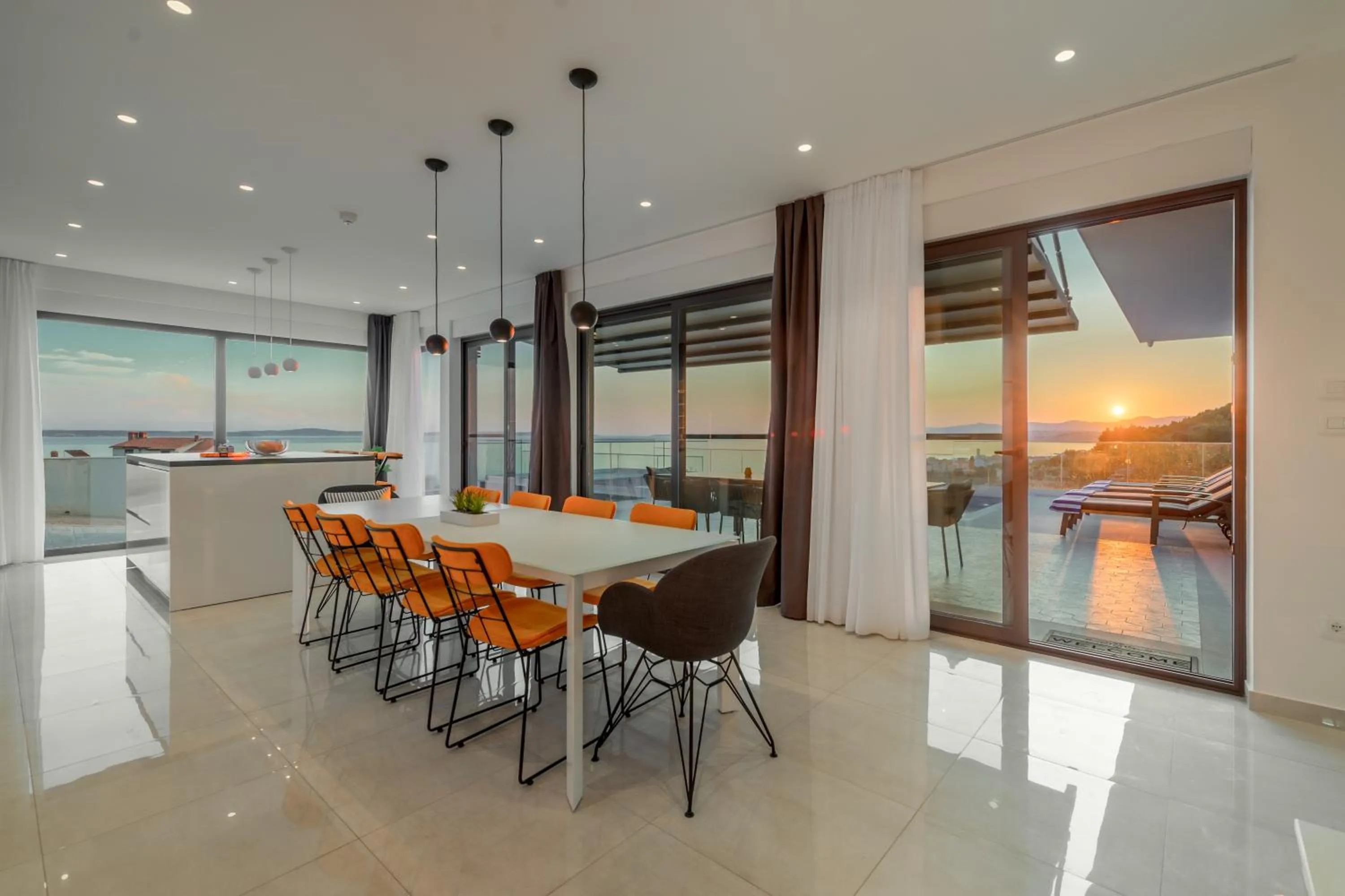 Balcony/Terrace in Villa Luna Podstrana