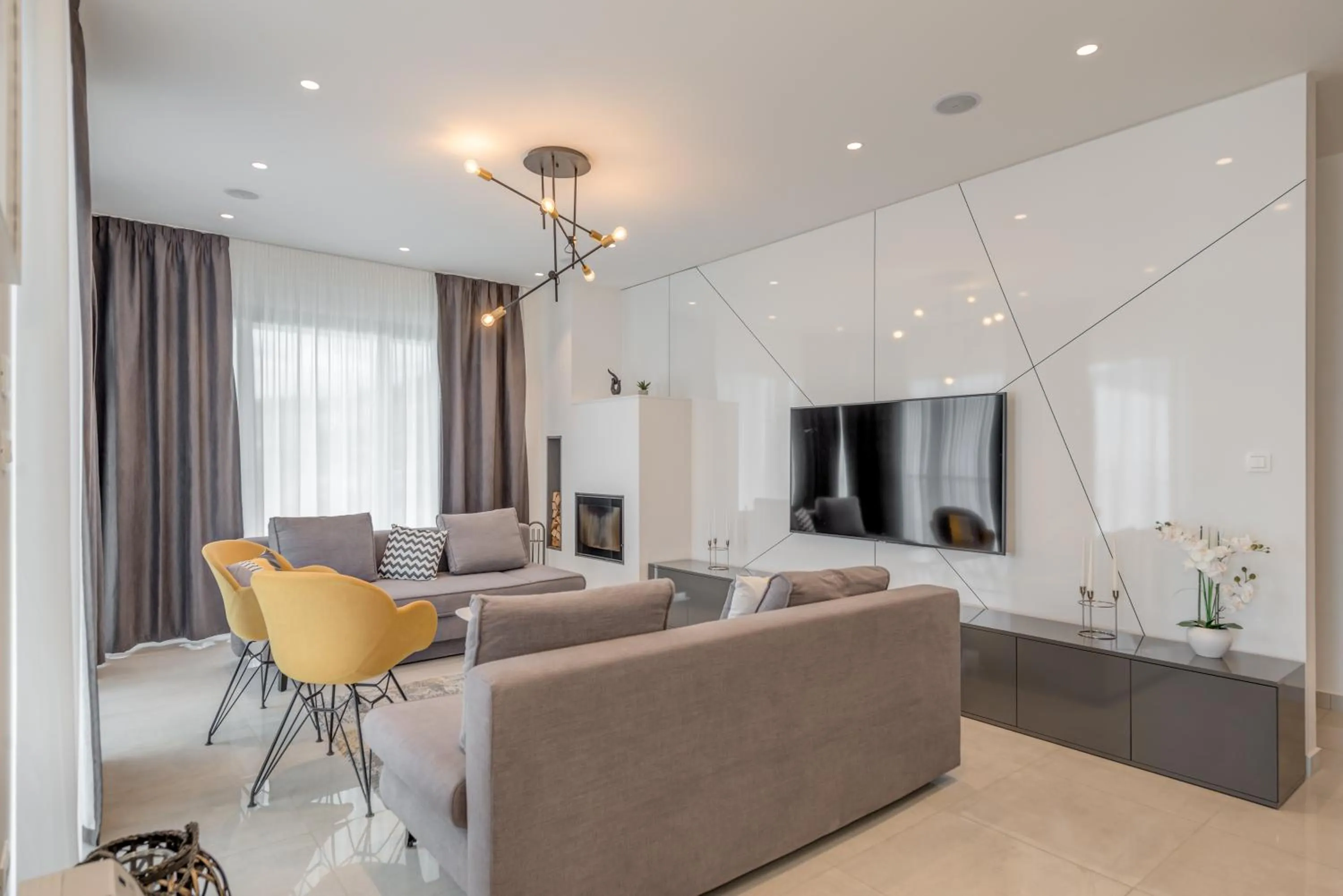 Living room in Villa Luna Podstrana