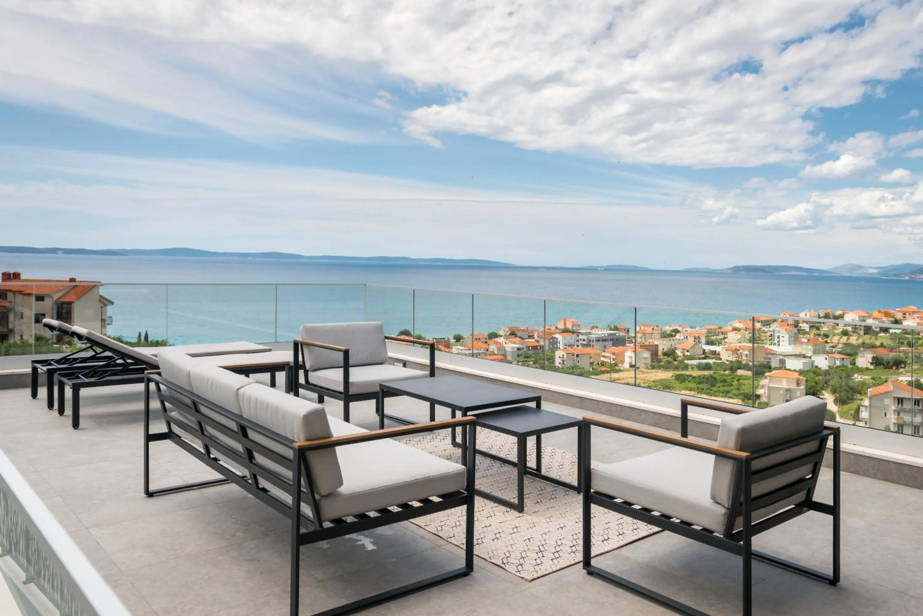 Balcony/Terrace in Villa Luna Podstrana