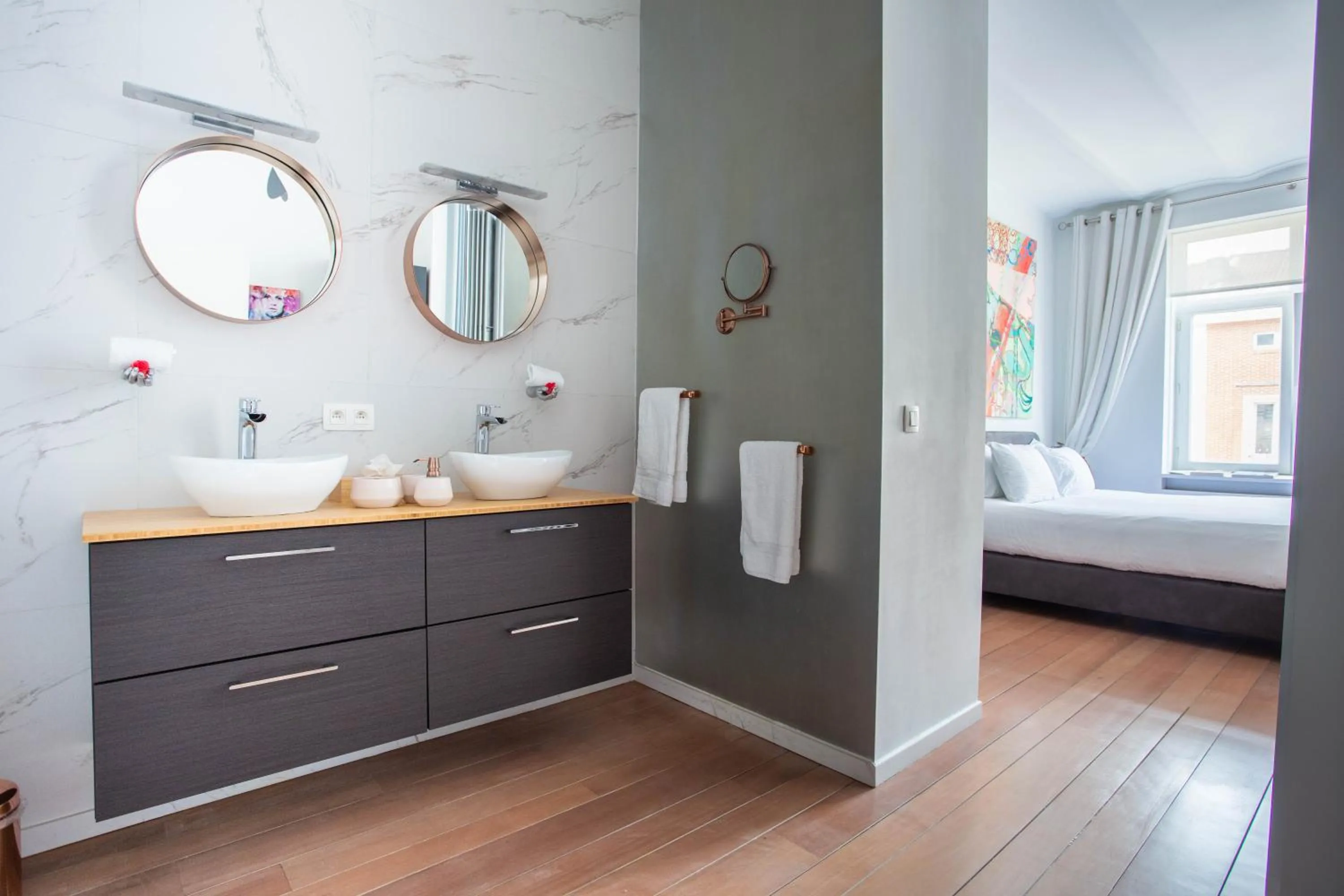 Bed in Les Lofts d'Artistes