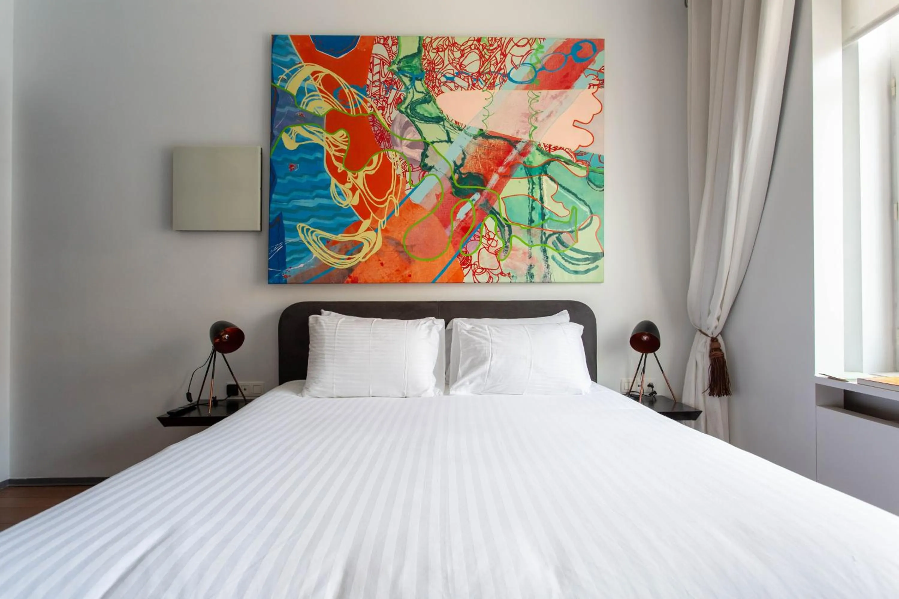 Bed in Les Lofts d'Artistes