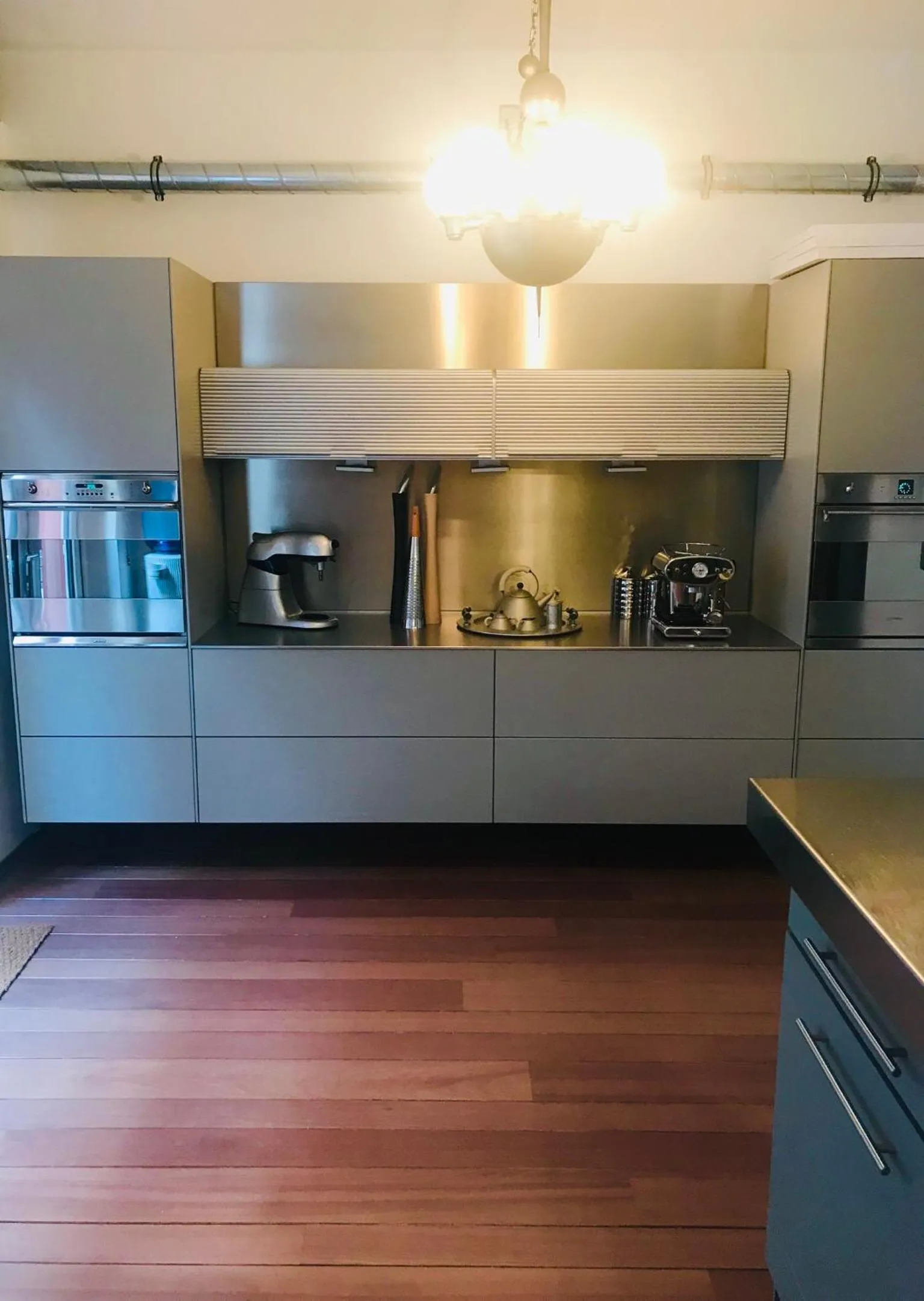 Communal kitchen in Les Lofts d'Artistes