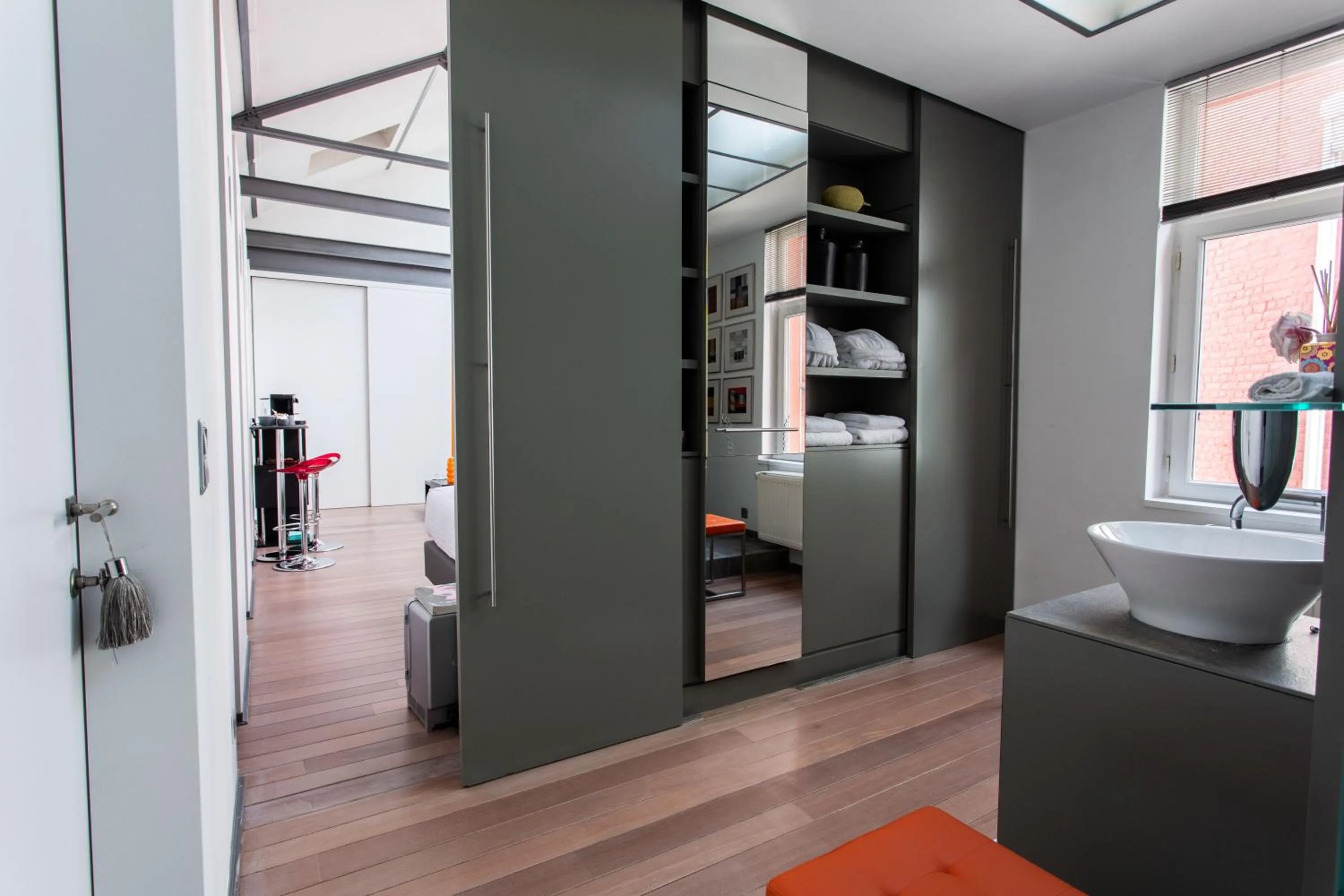 Bed in Les Lofts d'Artistes