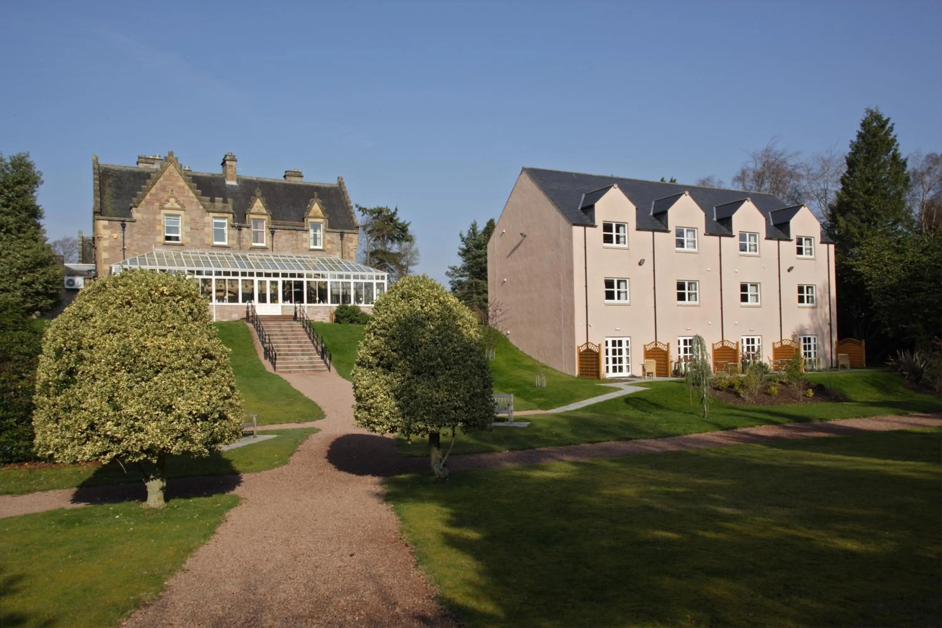 Garden in Inverness Lochardil House, by Highland Coast Hotels