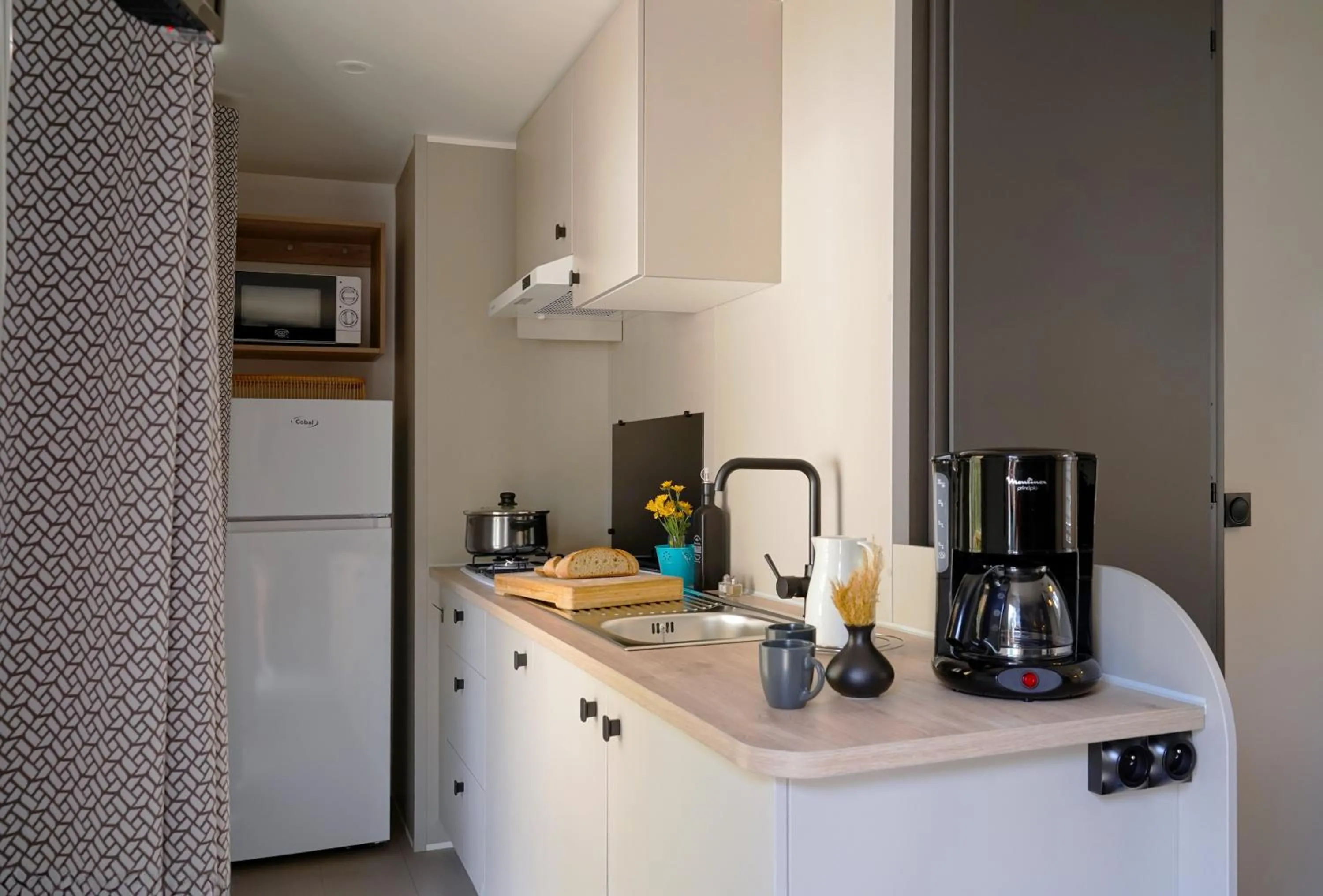 kitchen in Camping Le Bois Fleuri