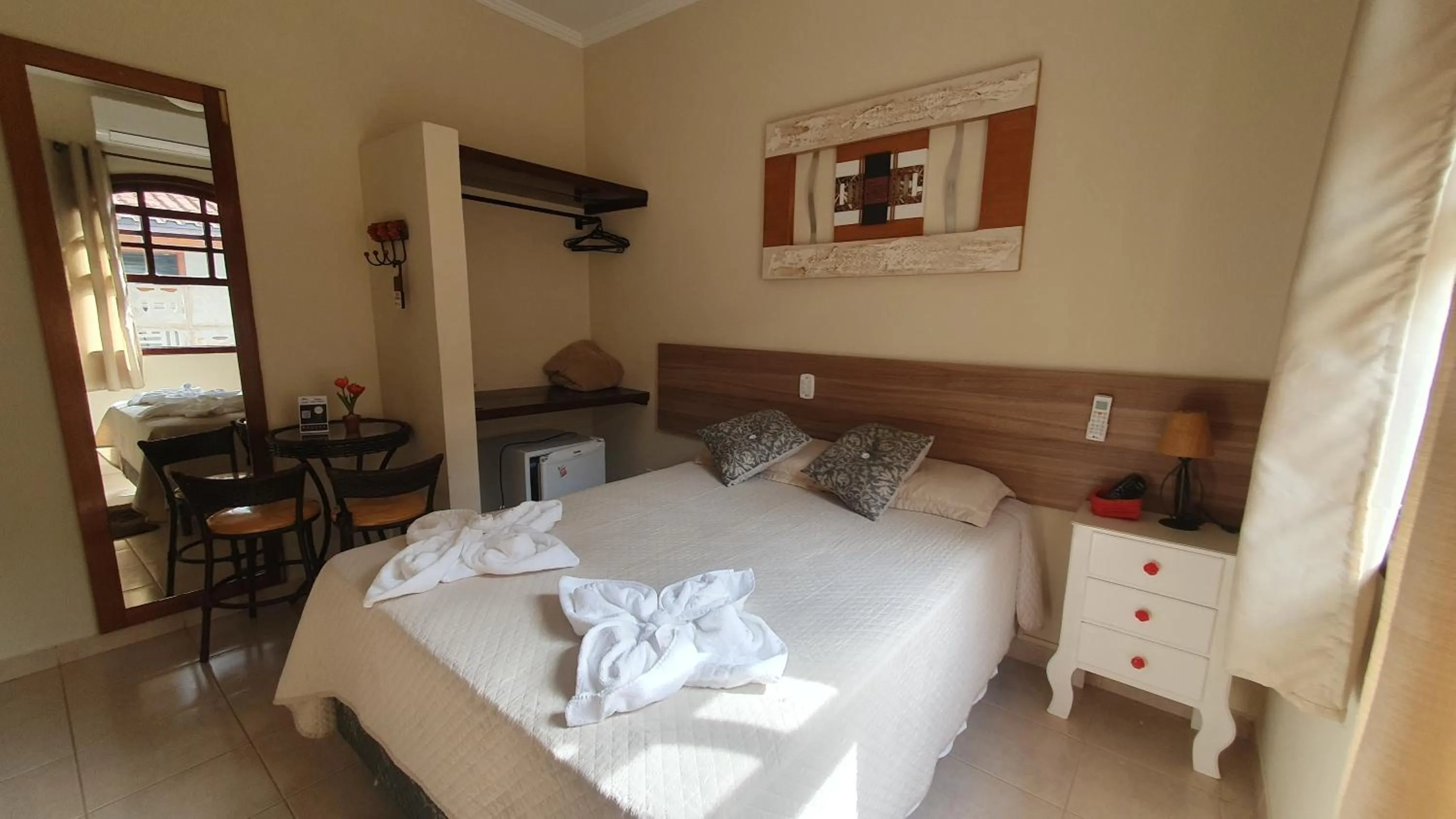 Bed in Pousada Nefelibatas