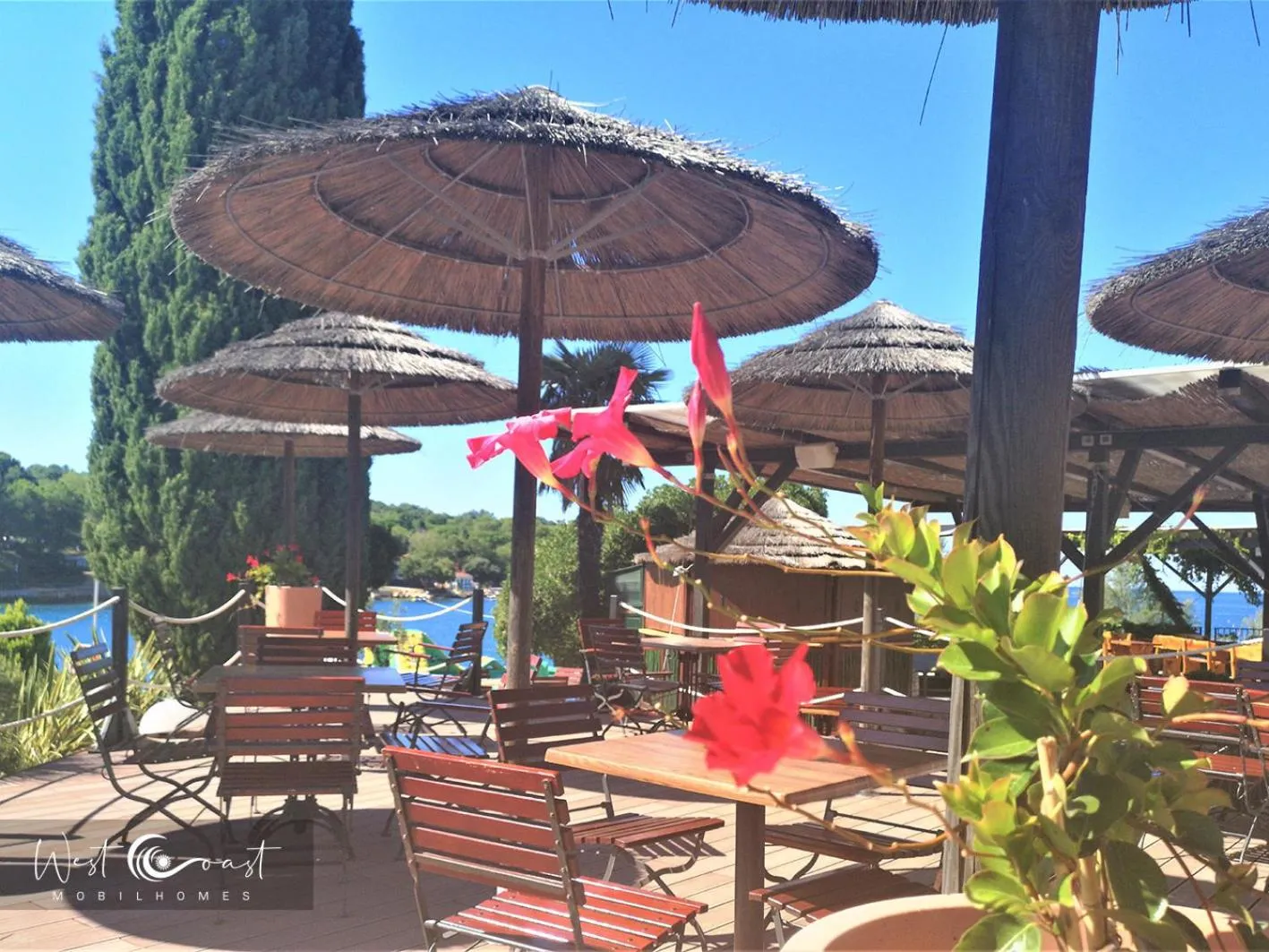 Restaurant/places to eat in West Coast Mobilhome with XXL Terrace