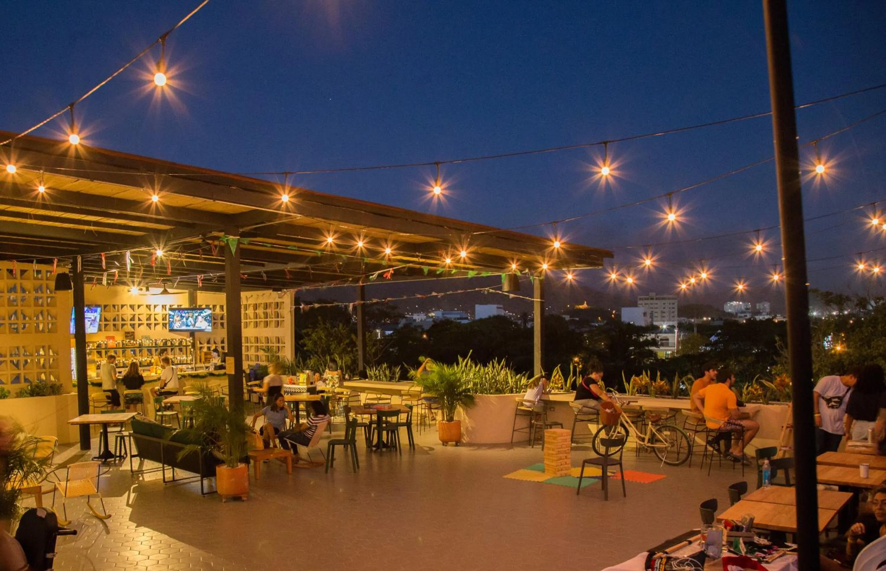 Patio in Viajero Santa Marta Hostel