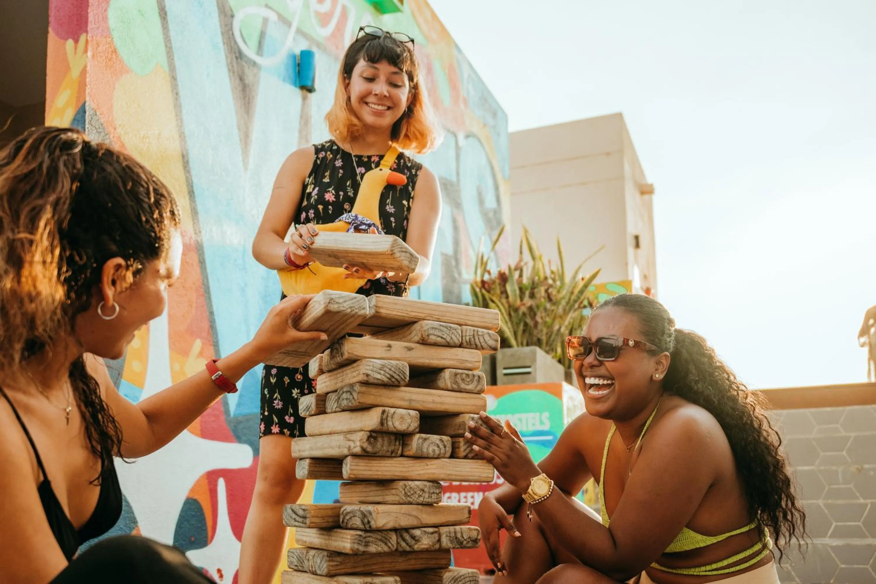 Balcony/Terrace in Viajero Santa Marta Hostel