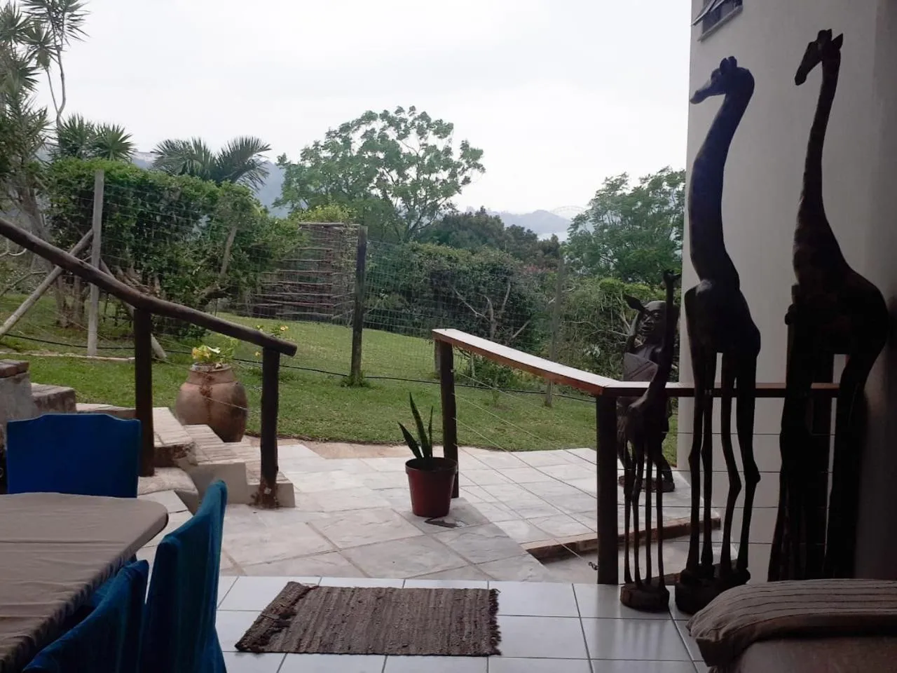 Patio in Umtamvuna View Cabanas