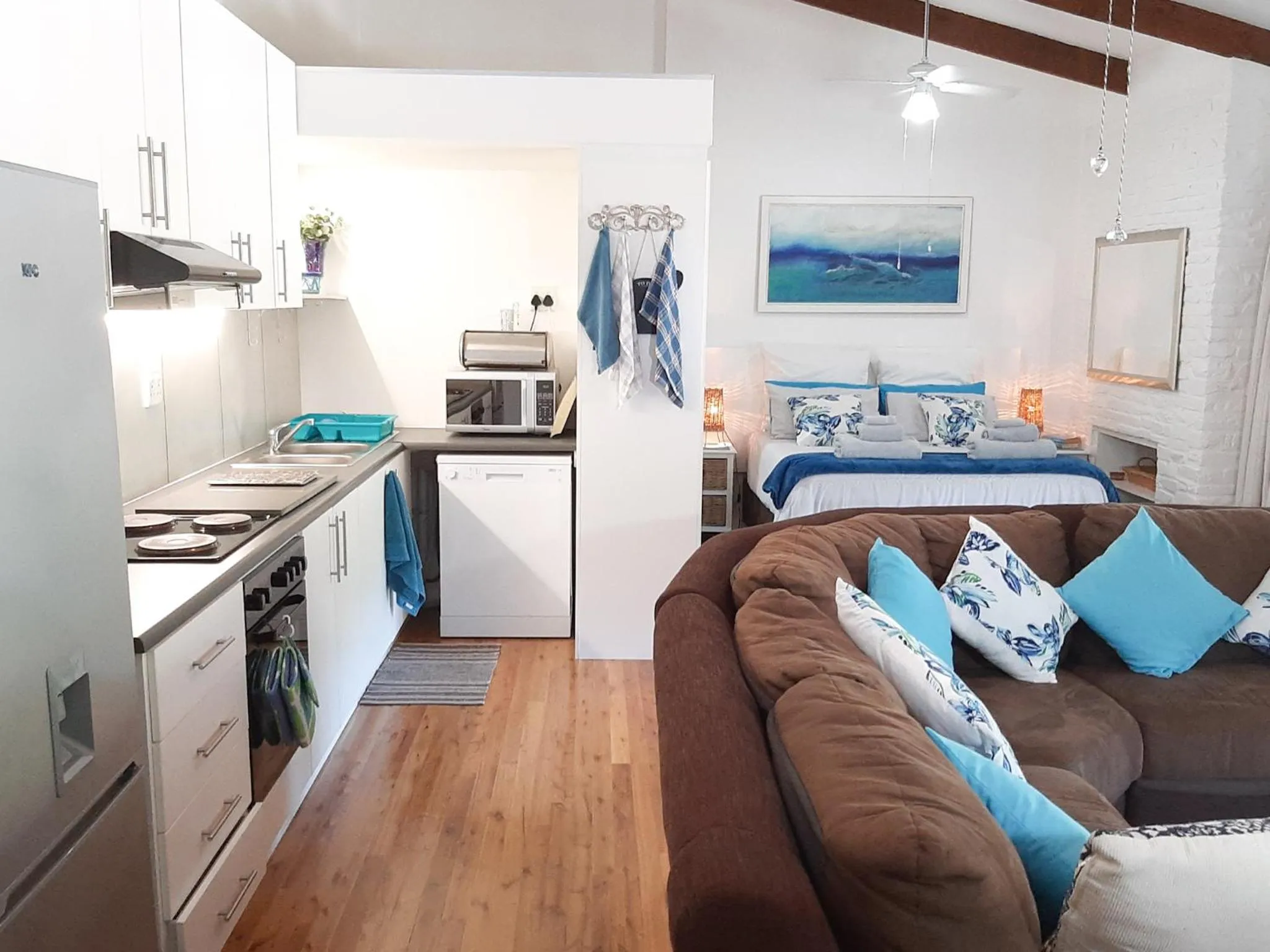 Bed in Umtamvuna View Cabanas