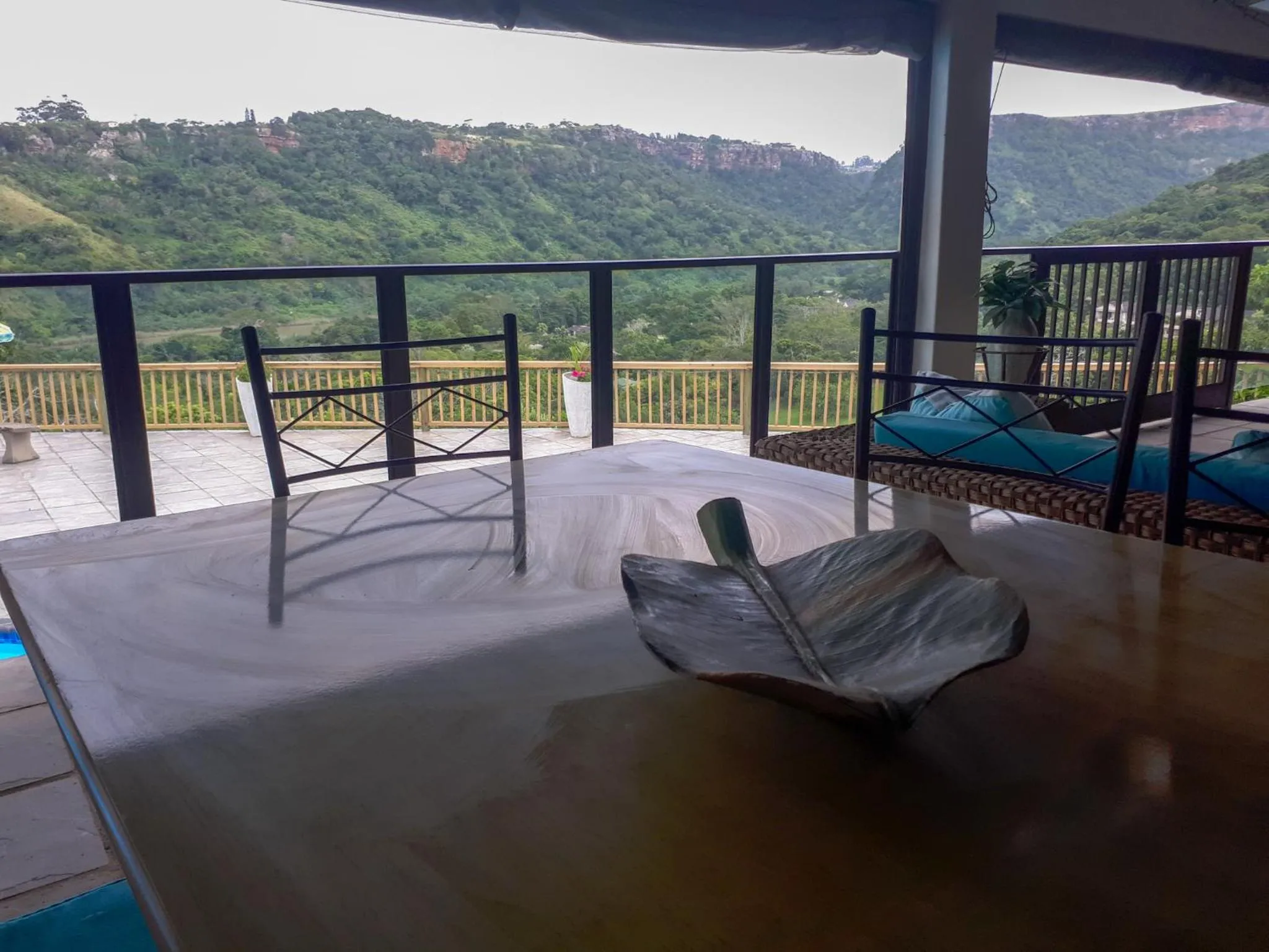 Patio in Umtamvuna View Cabanas