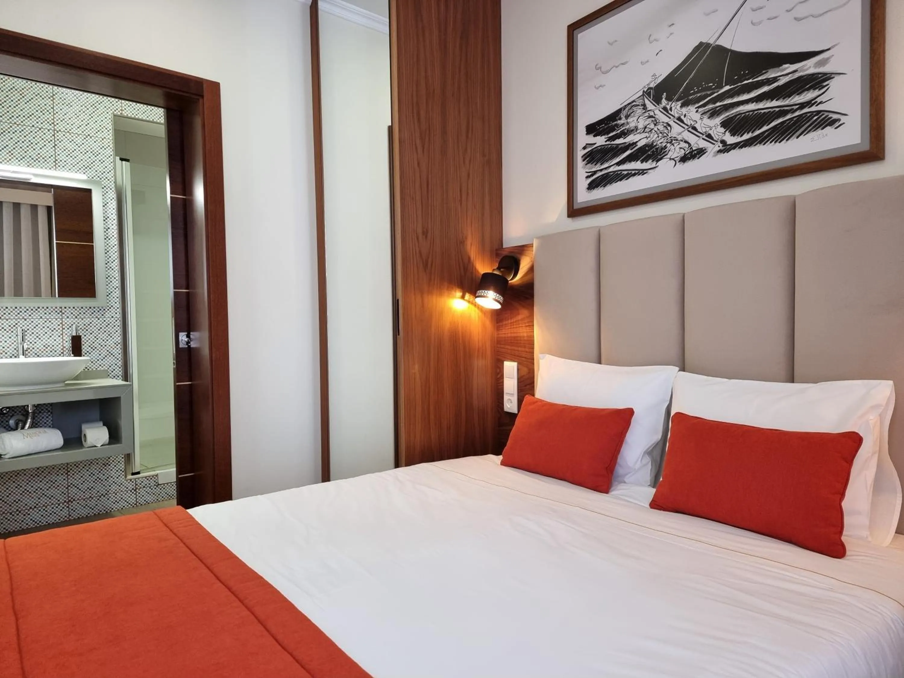 Bed in Memória Charming House