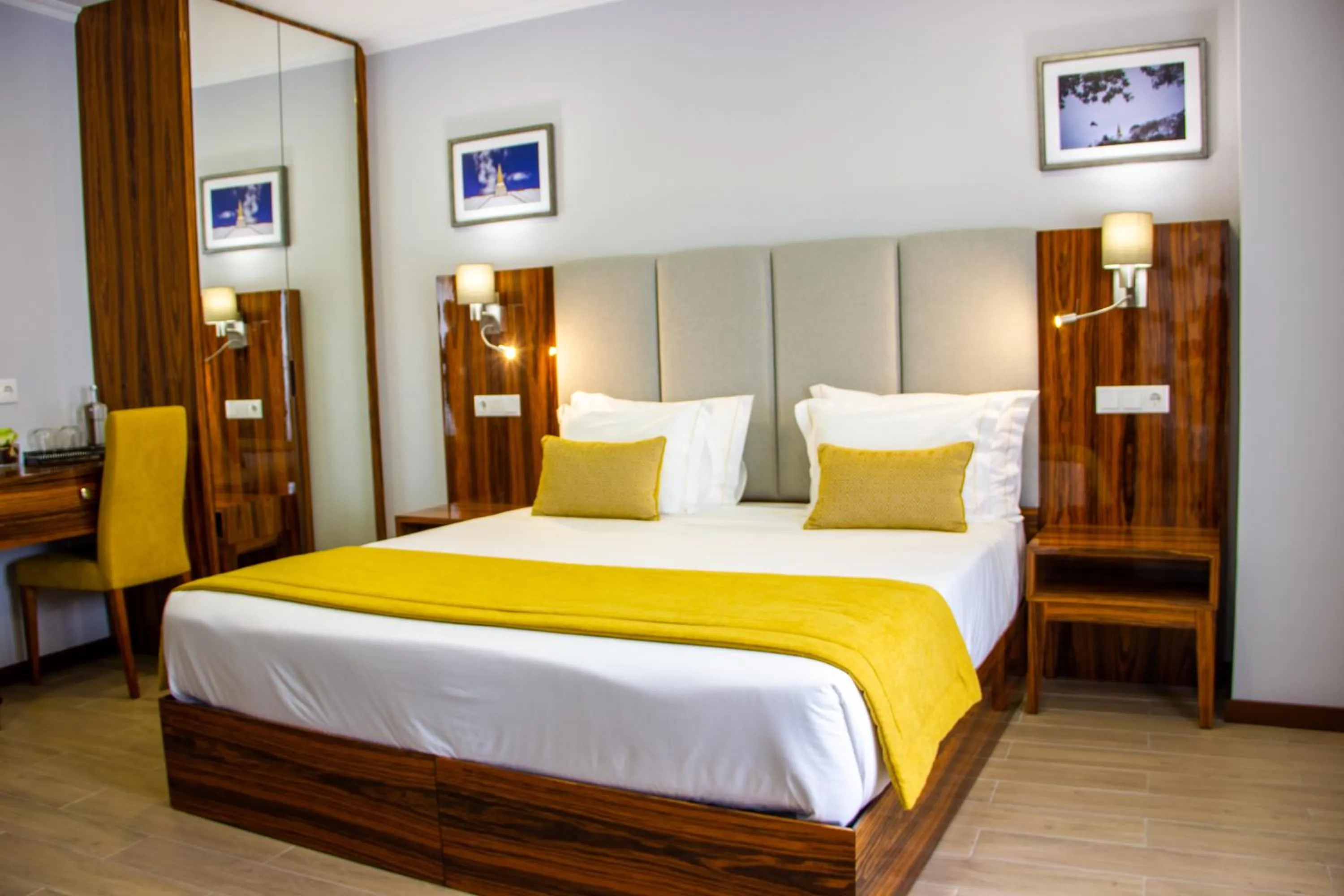 Bed in Memória Charming House