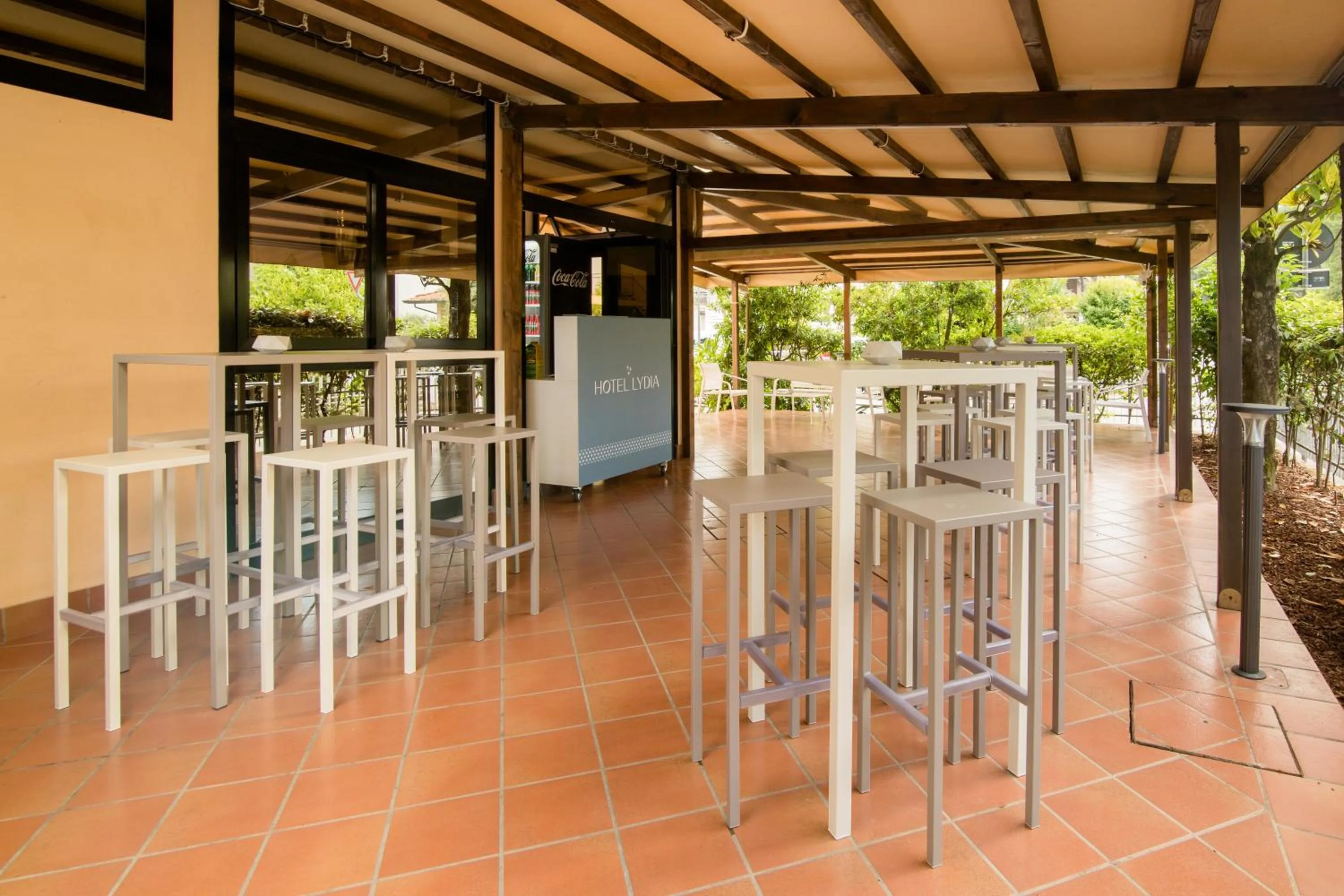 Garden view in Hotel Lydia