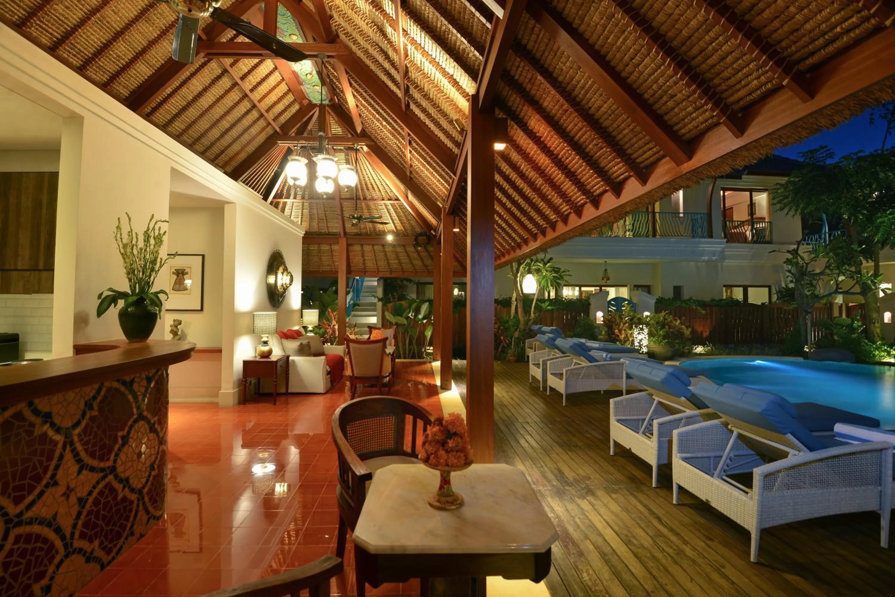 Lobby or reception in Kama Village Sanur