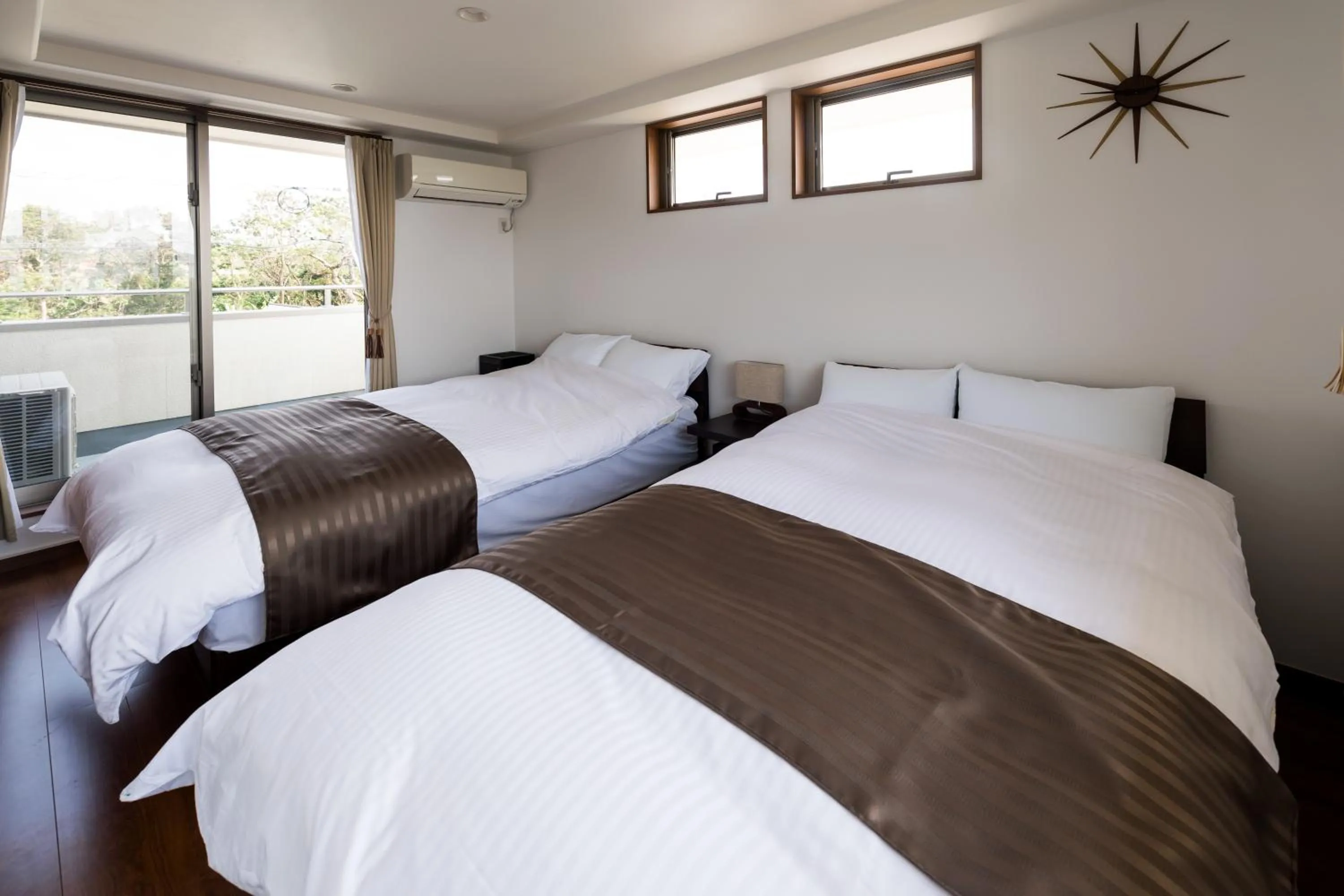 Bed in E-horizon Resort 名護