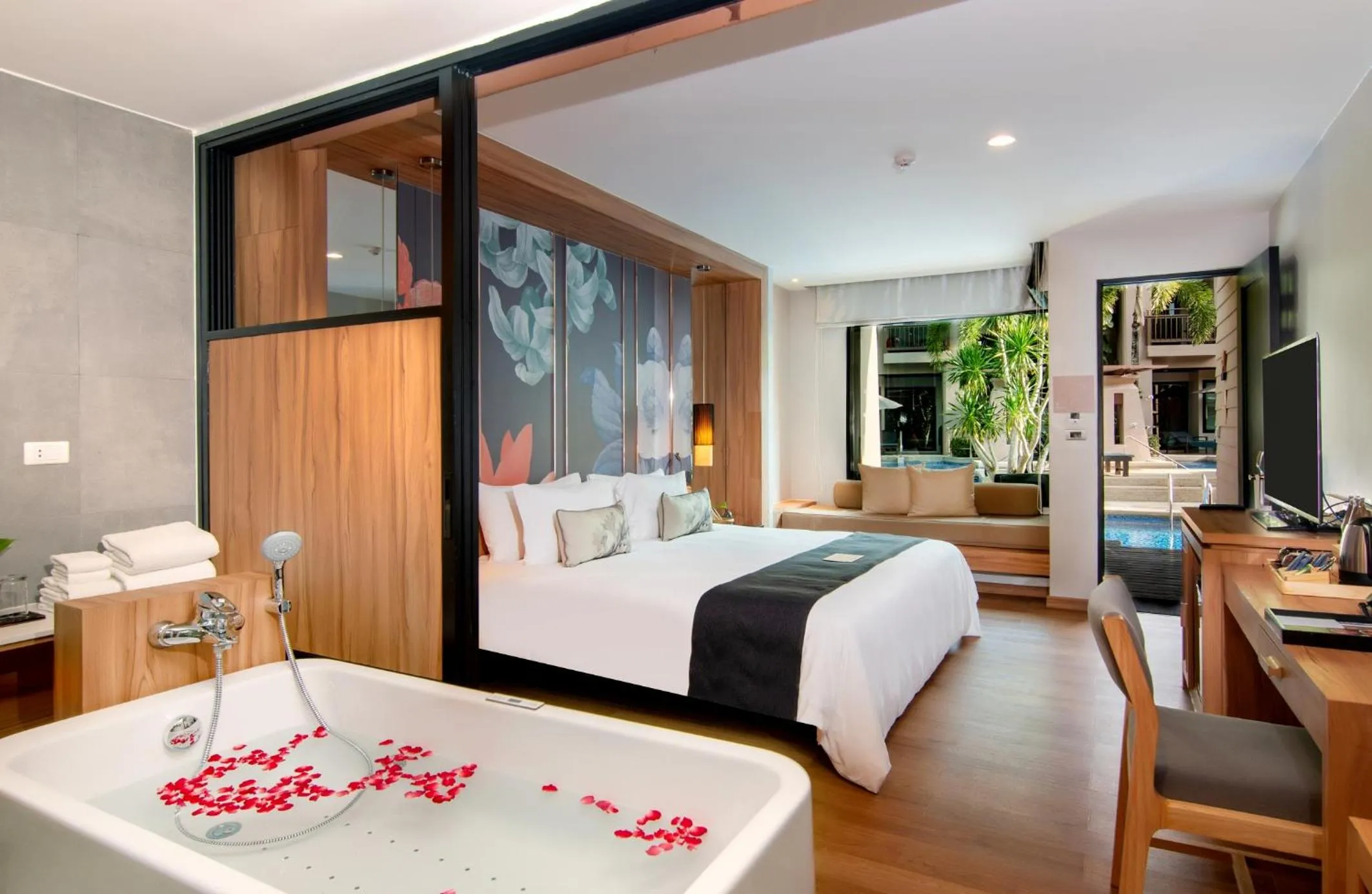 Photo of the whole room, Bed in La Flora Khao Lak - SHA Extra Plus