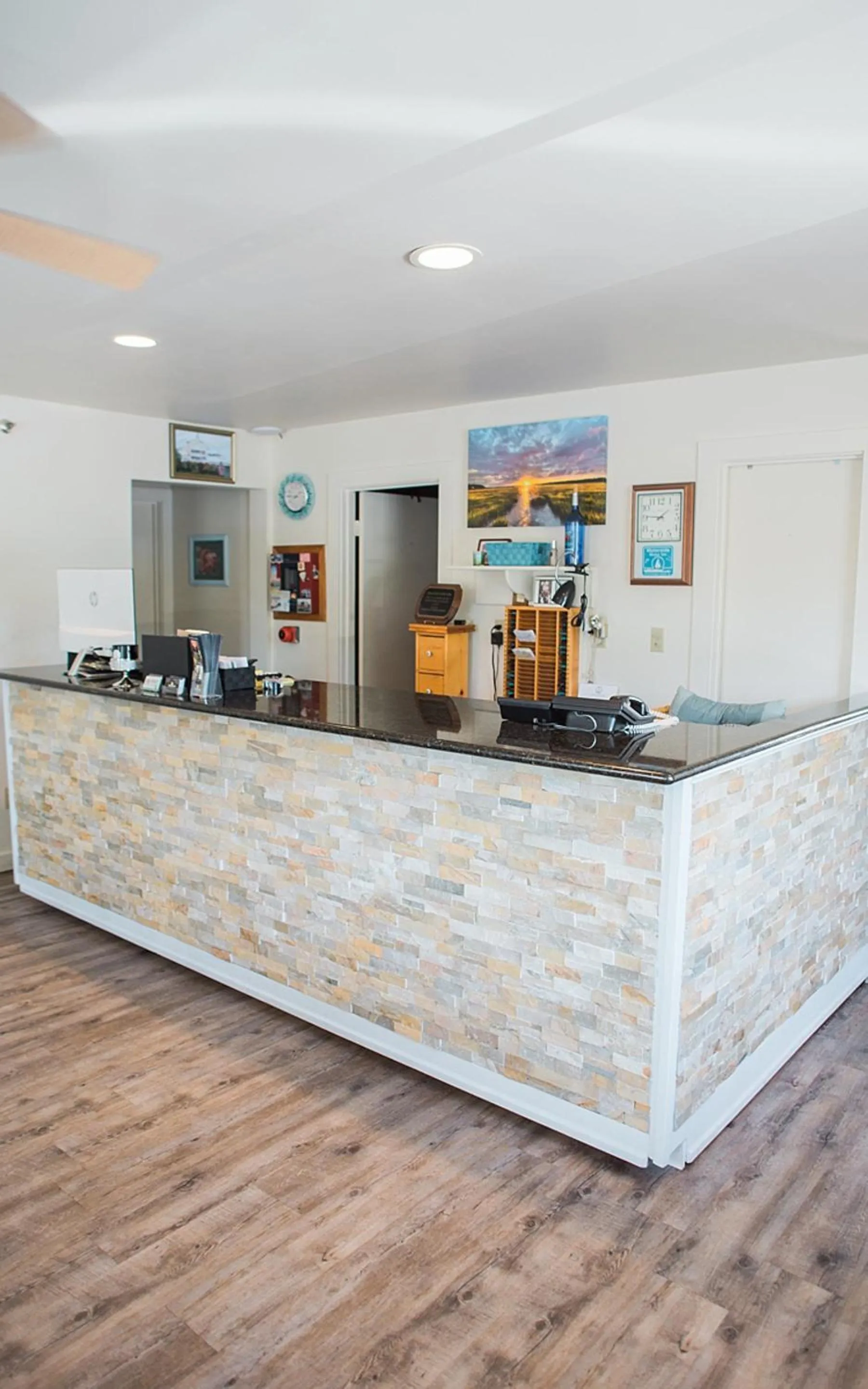 Lobby or reception in Waterside Inn