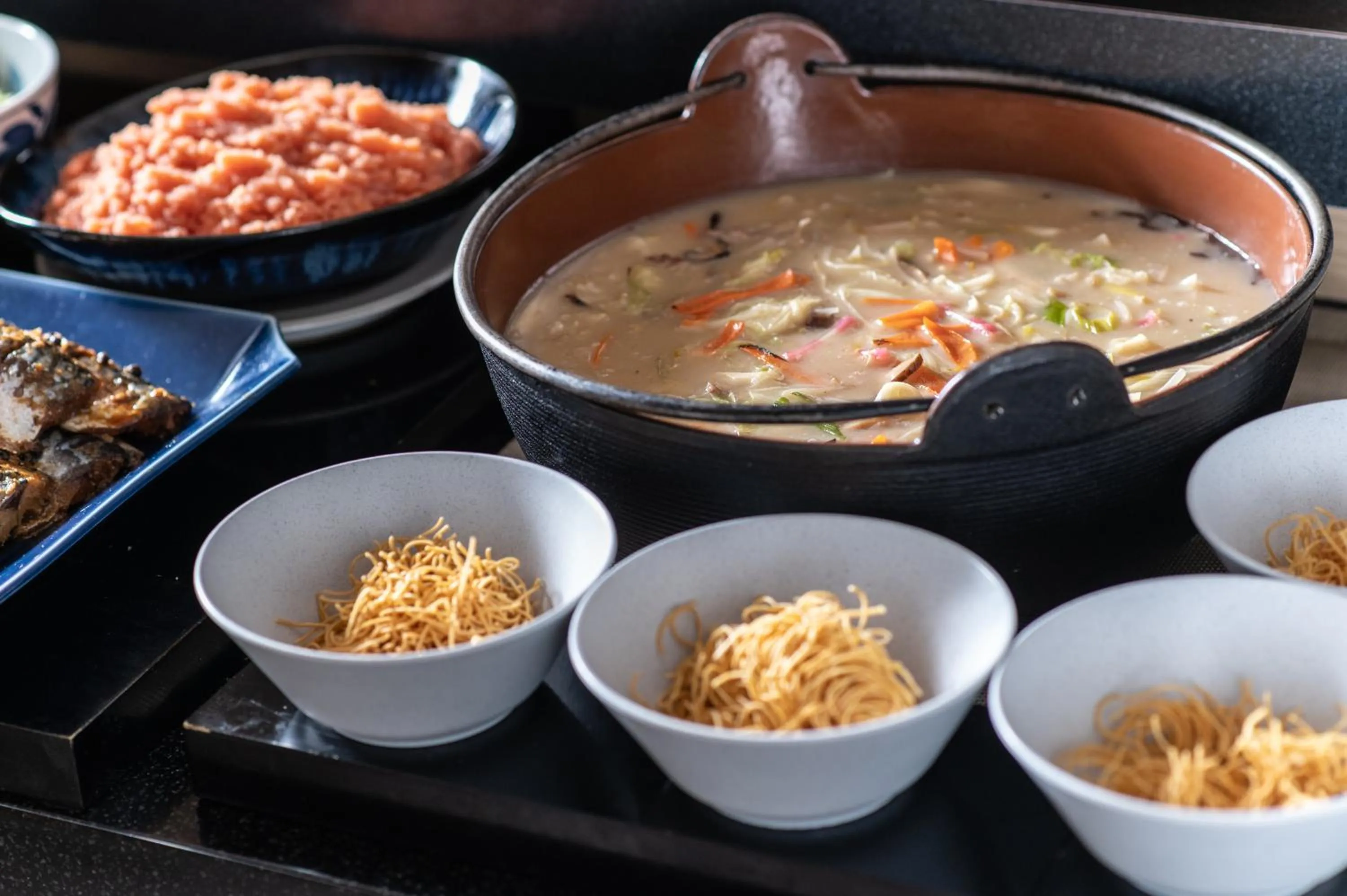 Buffet breakfast in Hotel Vista Fukuoka Nakasu-Kawabata