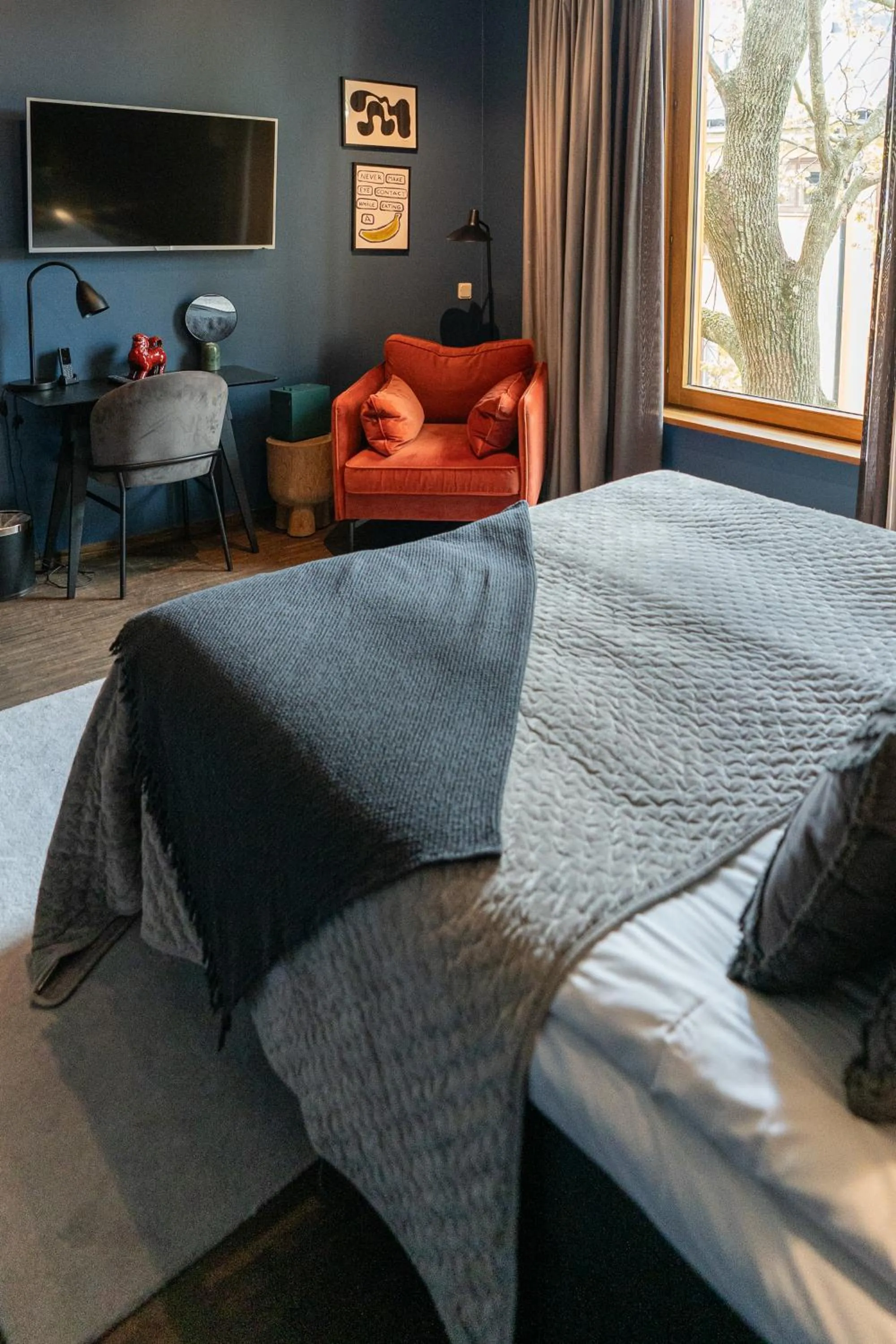 Bed in Backstage Hotel Stockholm