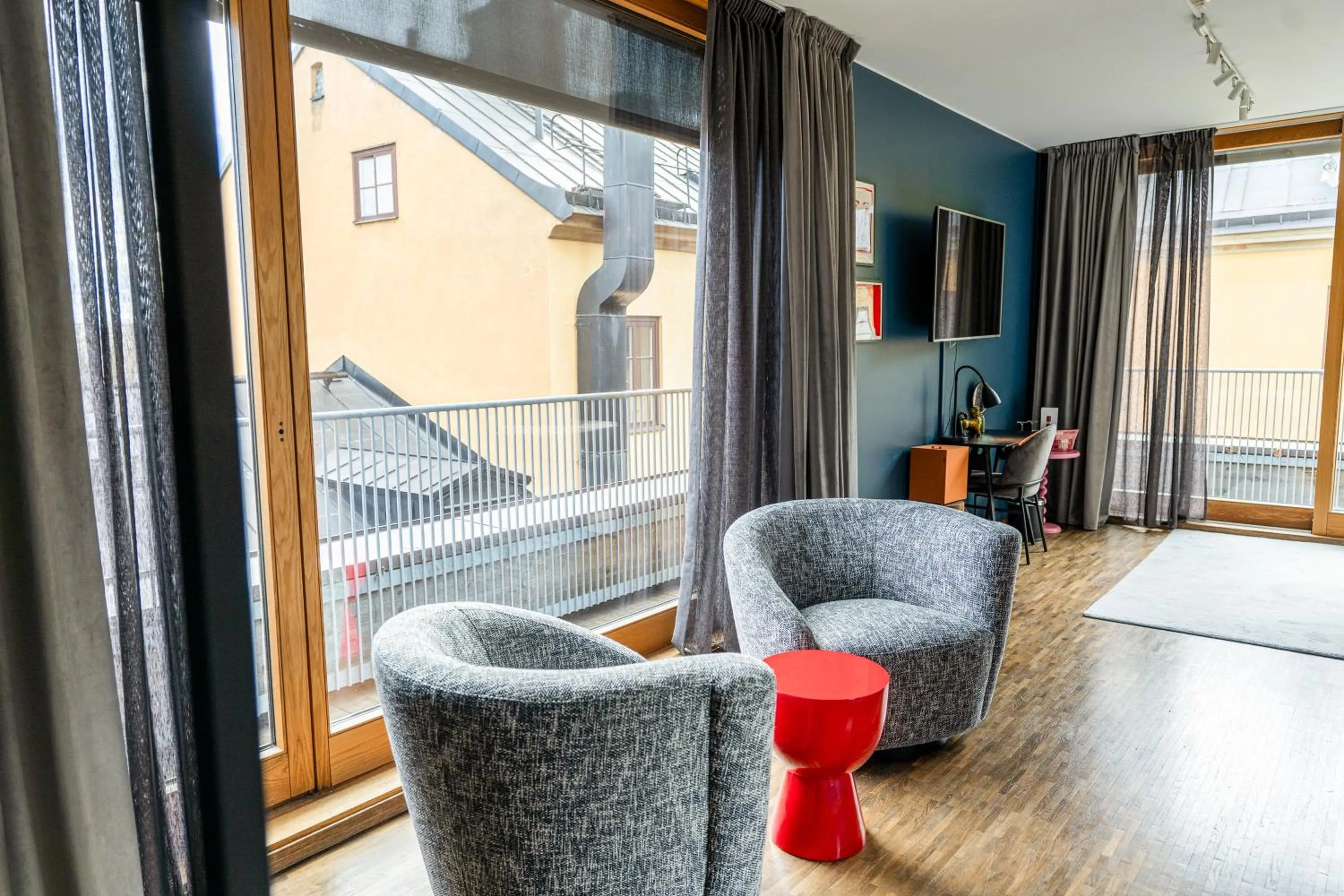 Living room in Backstage Hotel Stockholm