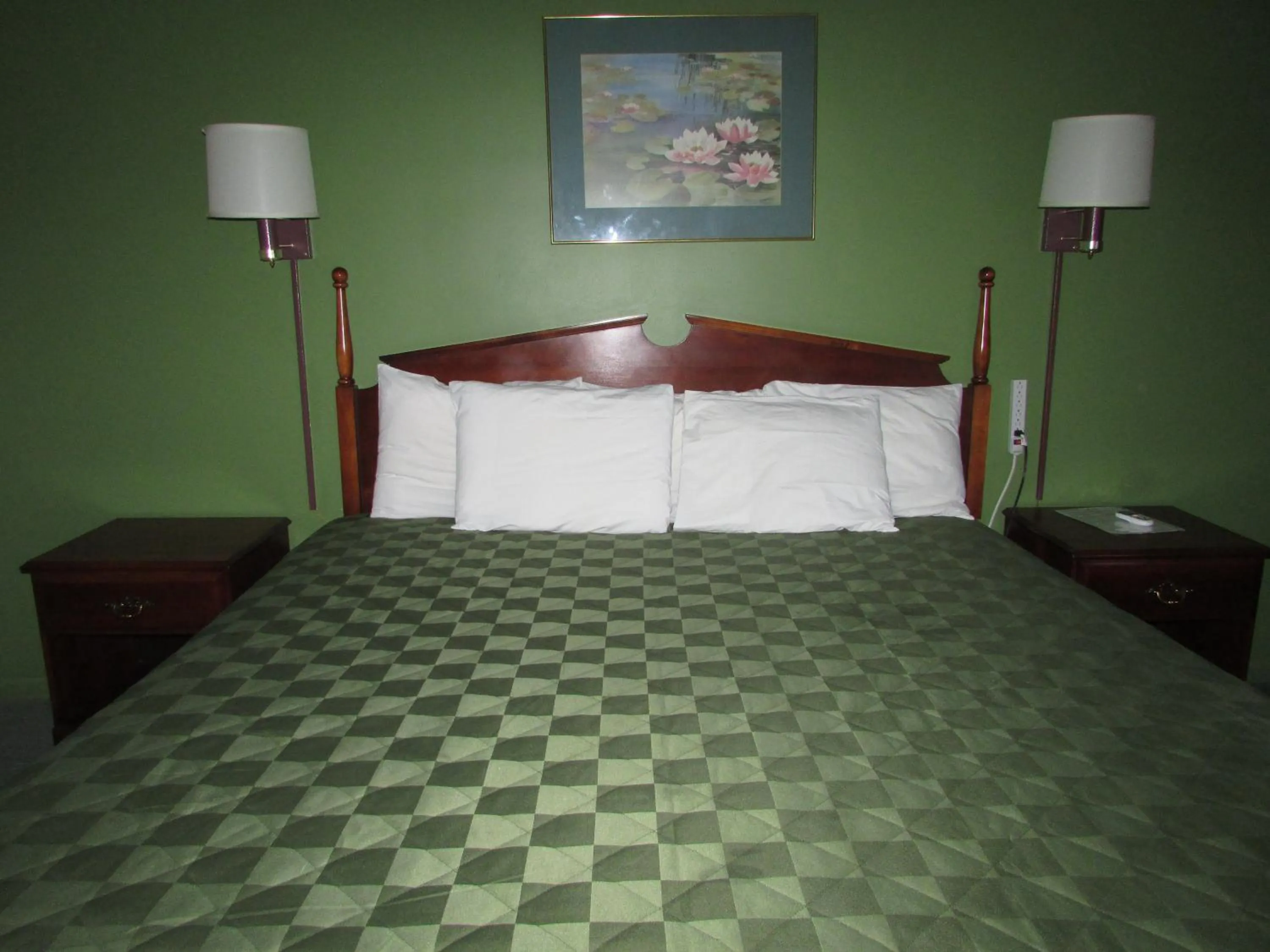 Bed in Gas Lite Motel Lawrenceville