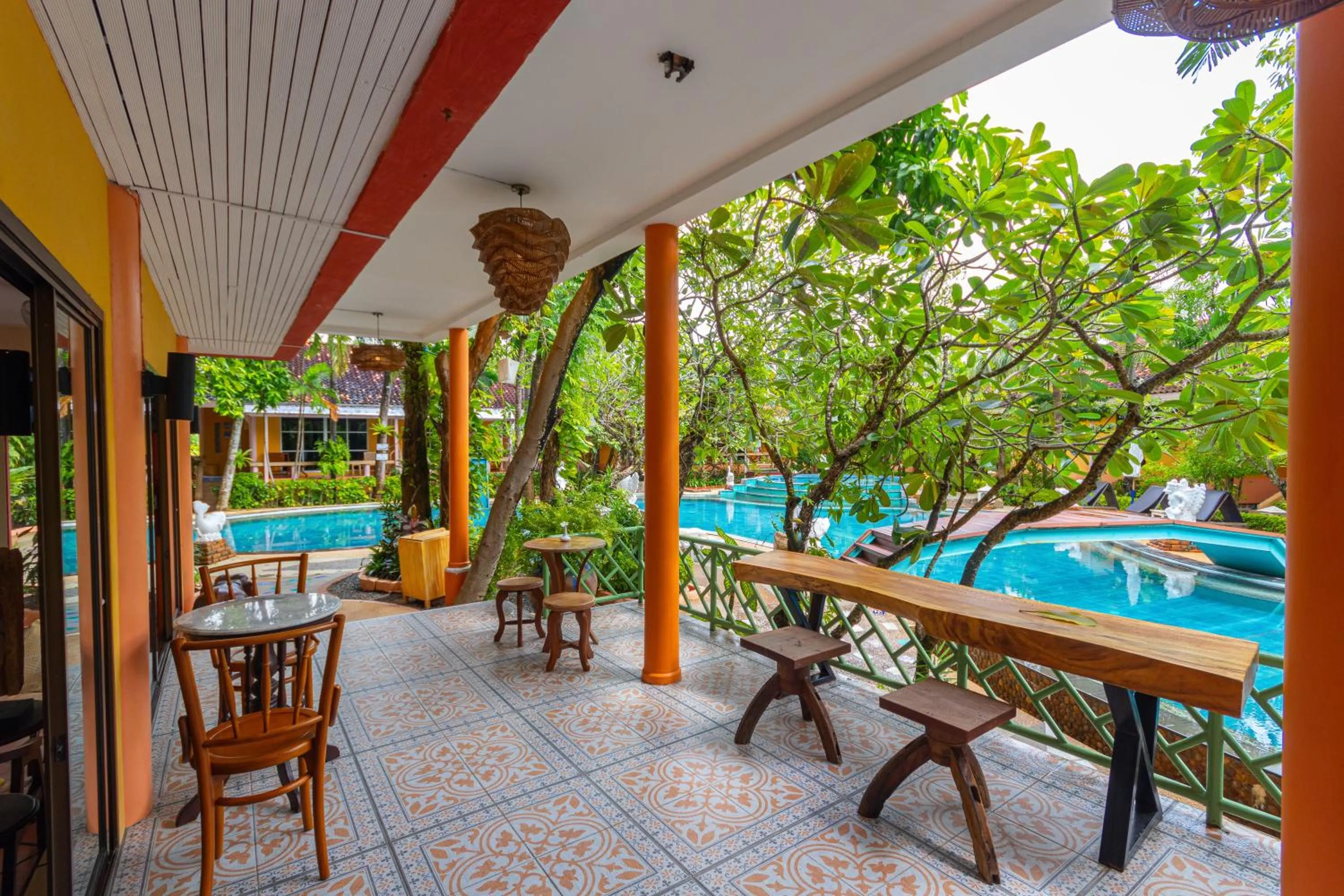 Patio in Aochalong Villa Resort & Spa - SHA Plus