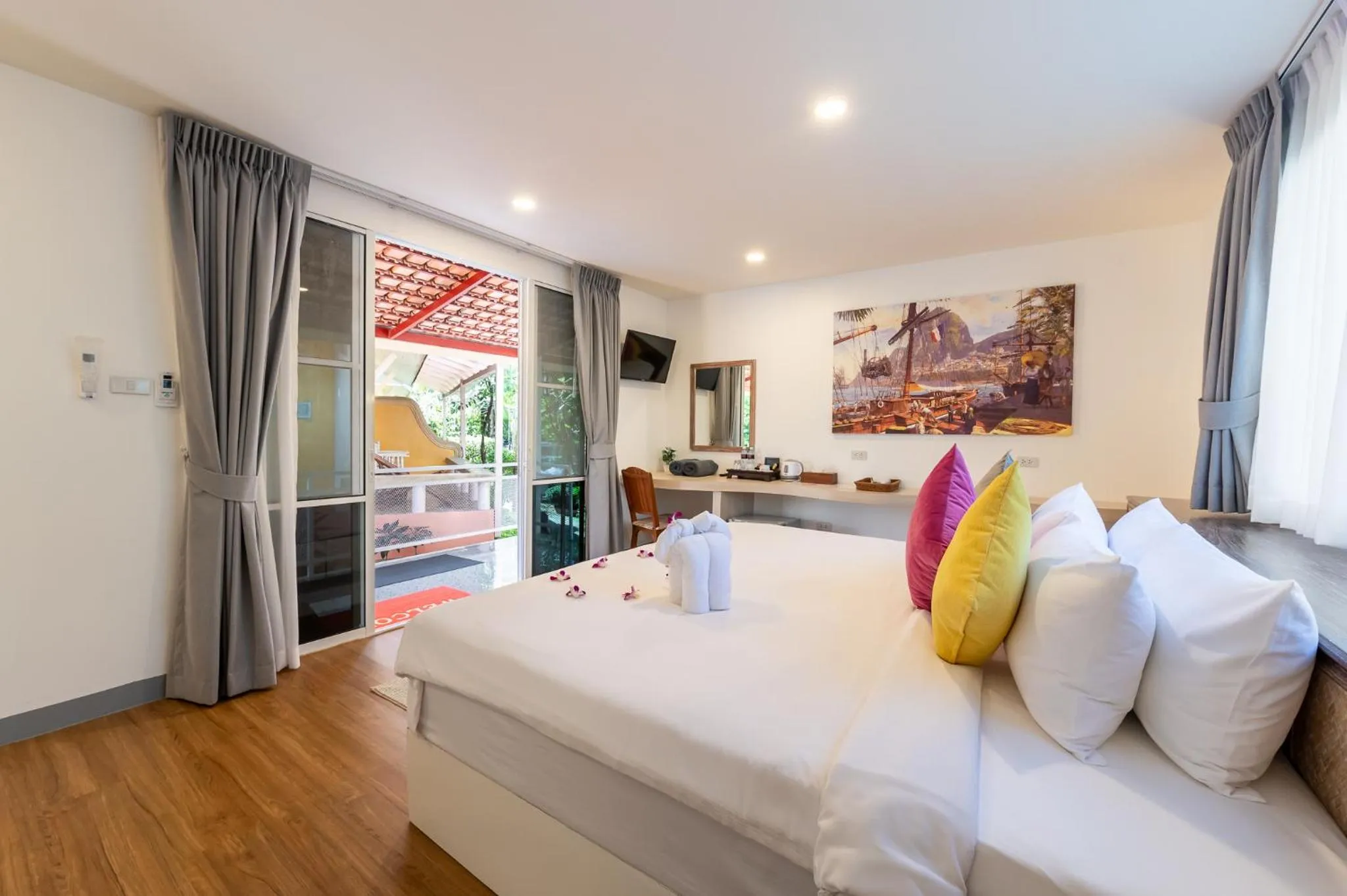 Bed in Aochalong Villa Resort & Spa - SHA Plus