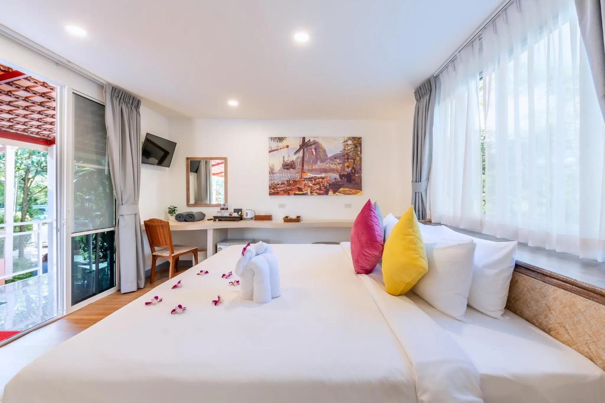 Bed in Aochalong Villa Resort & Spa - SHA Plus