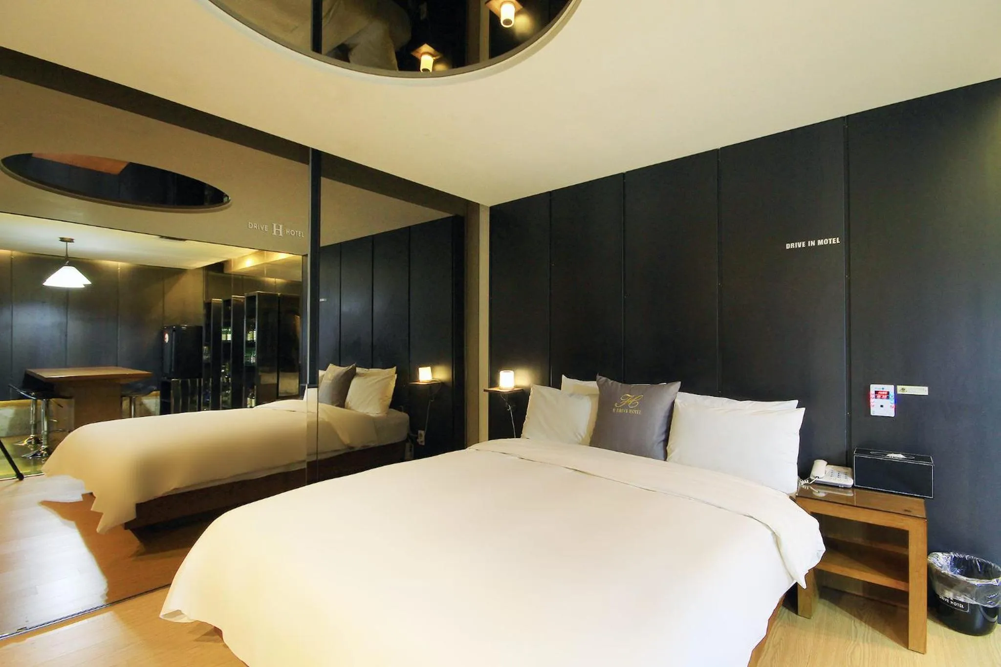 Bed in H Drive Hotel