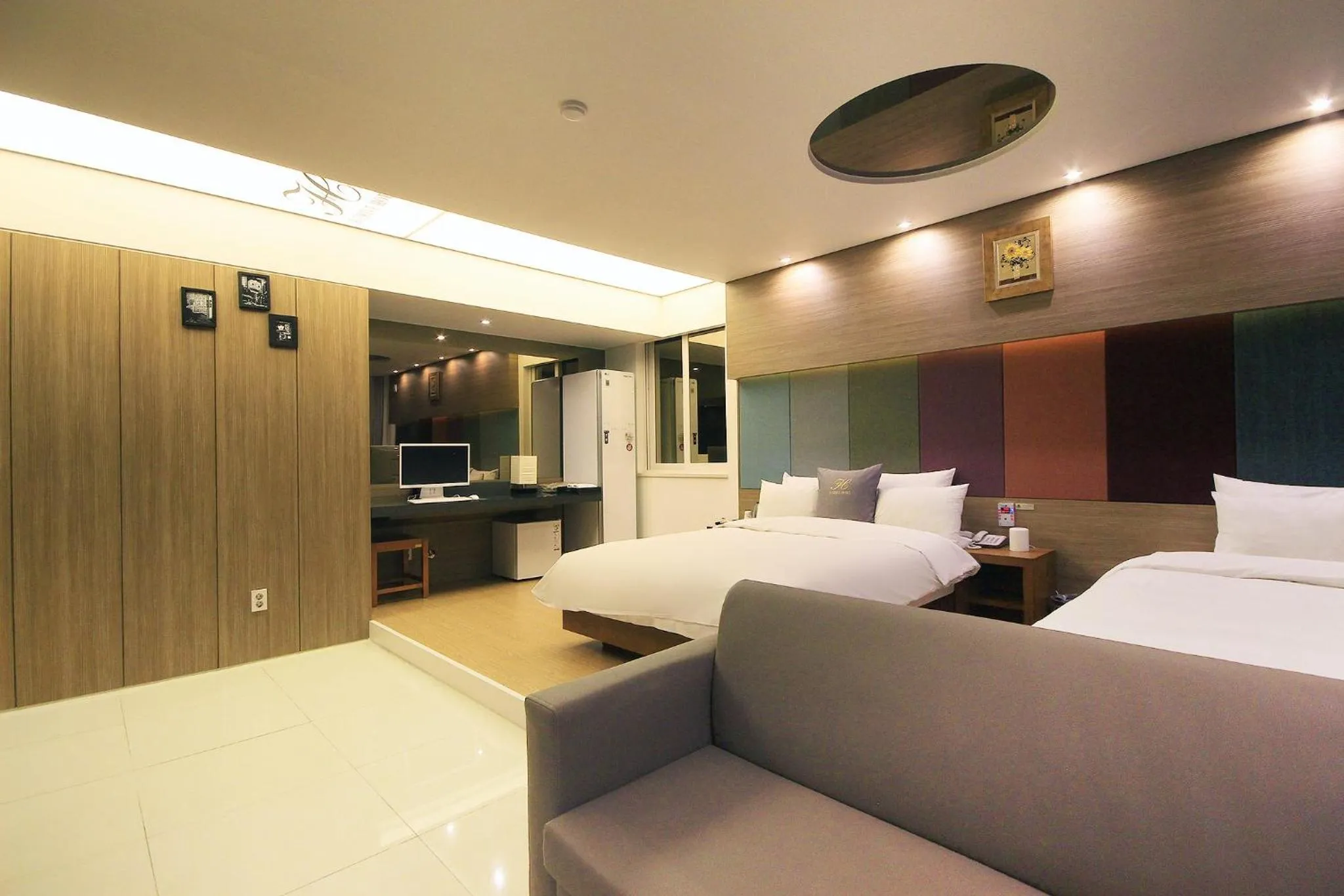 Bed in H Drive Hotel