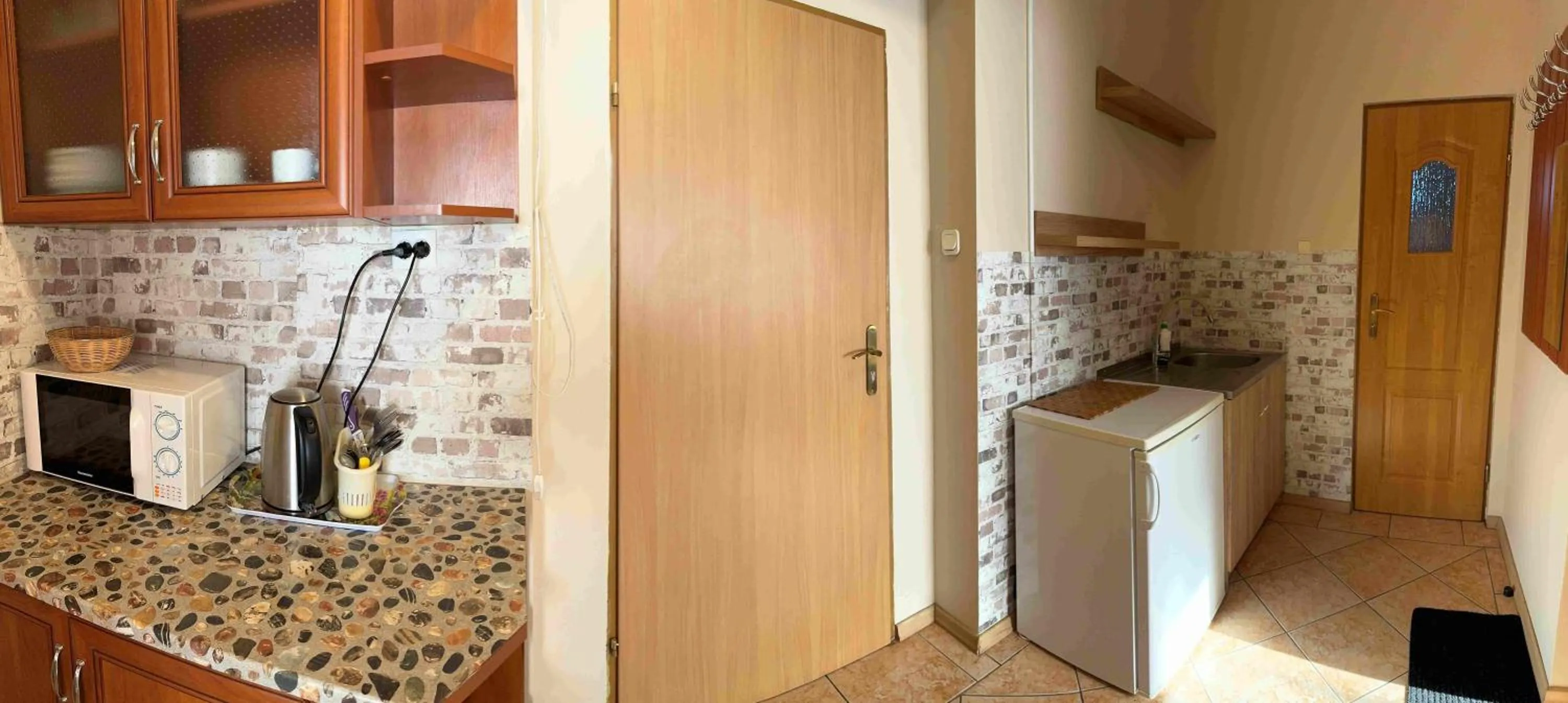 Kitchen or kitchenette in Dom wczasowy Przy Skałkach