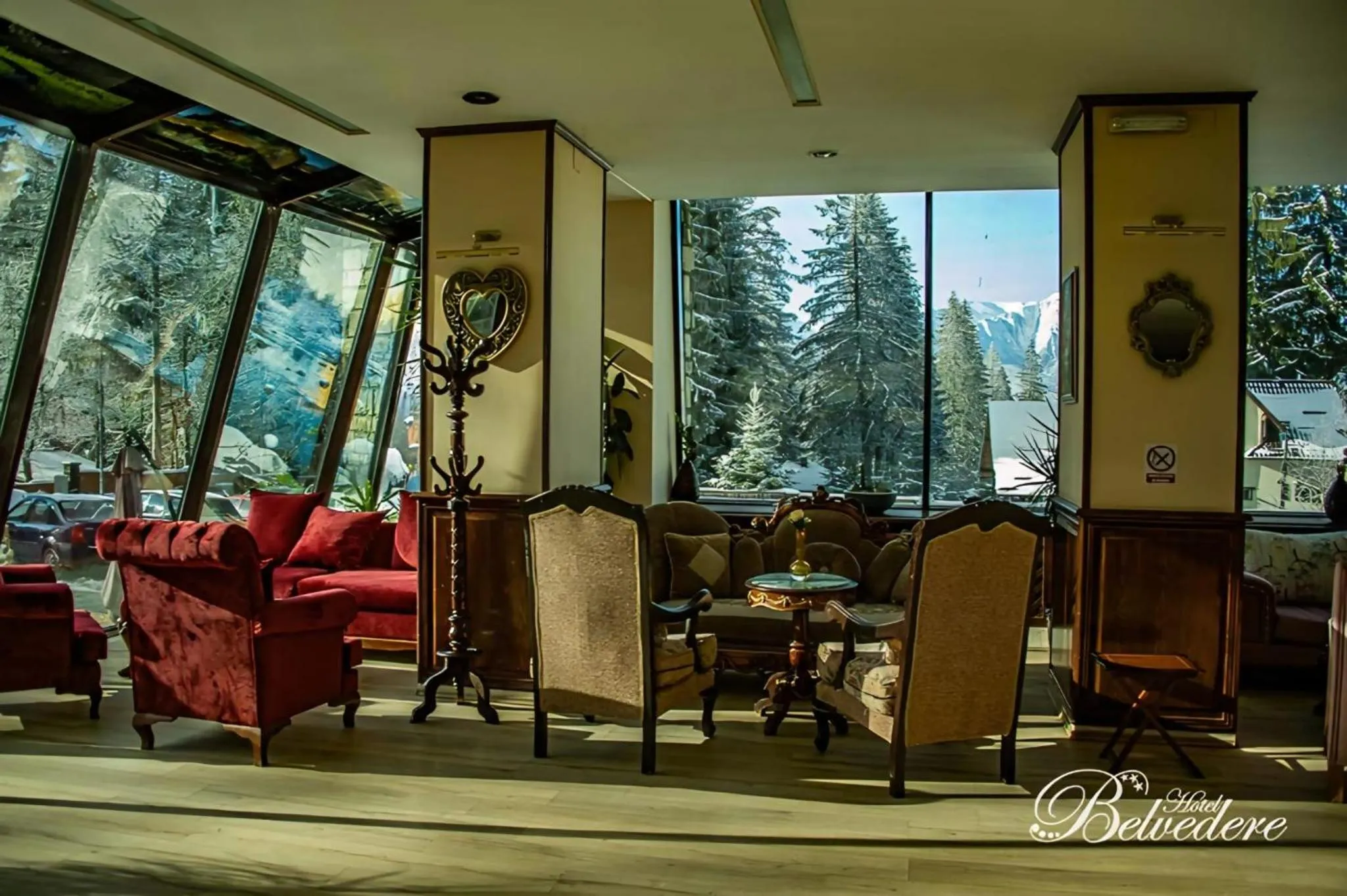 Lobby or reception in Hotel Belvedere