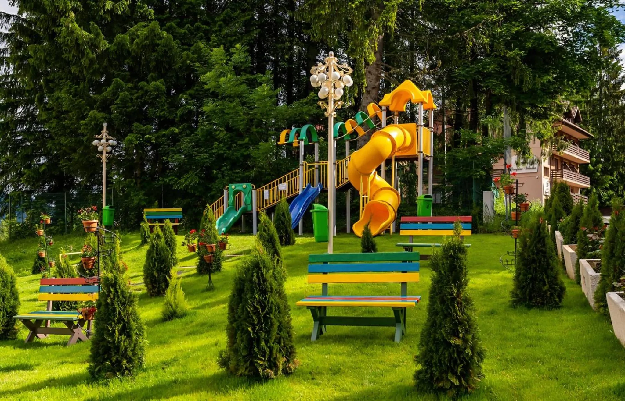 Children play ground in Hotel Belvedere