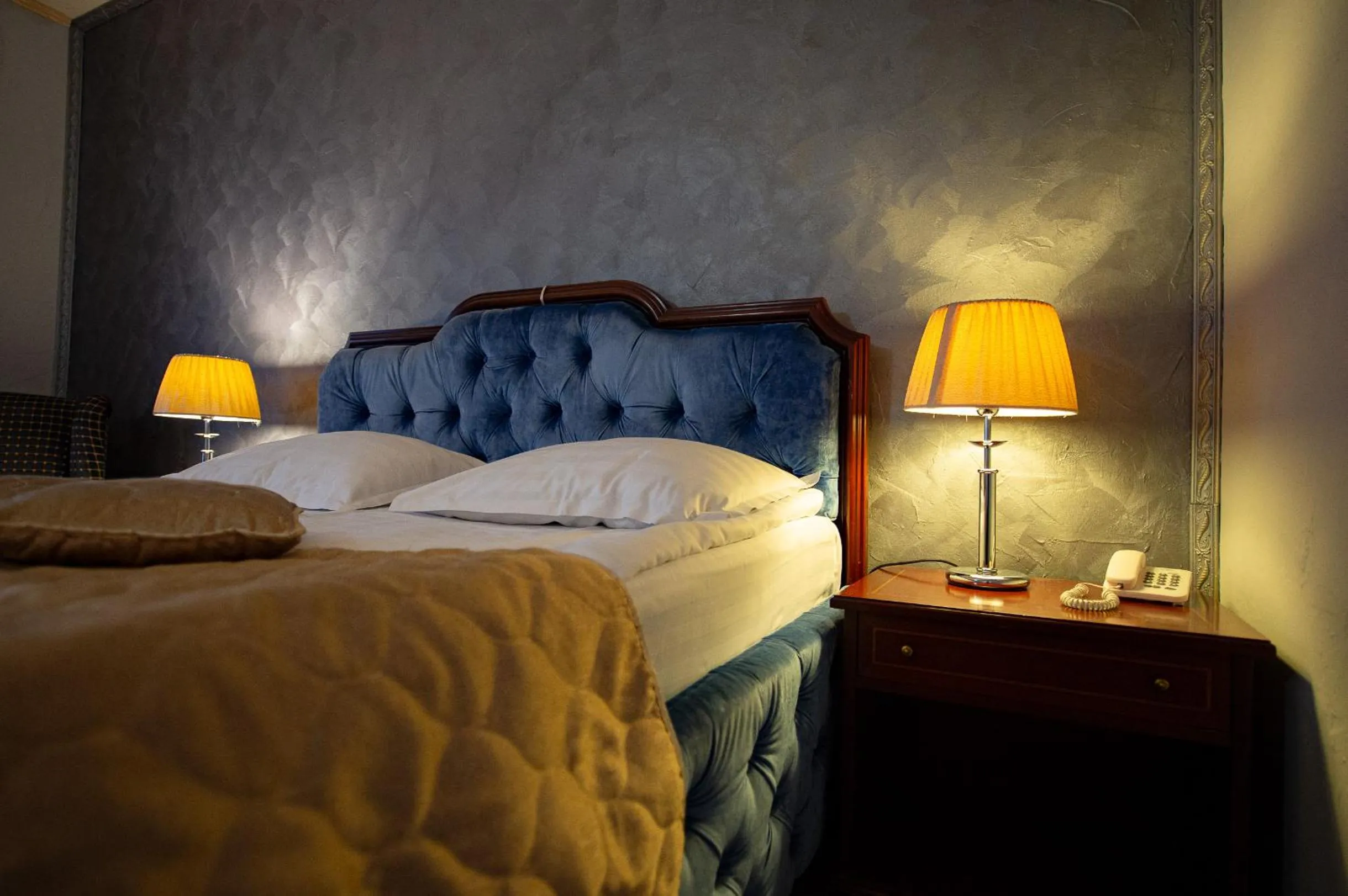 View (from property/room), Bed in Hotel Belvedere