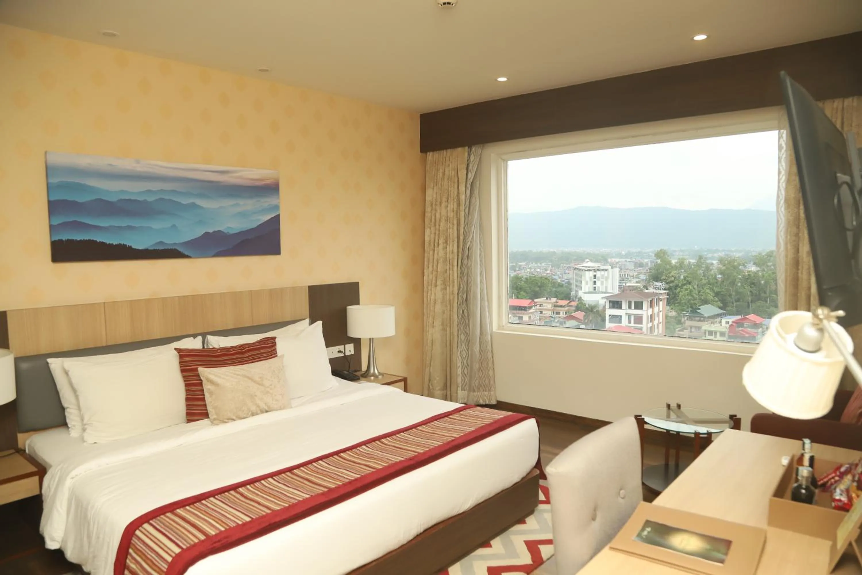 City view, Bed in The Fern Residency- Hotel Chitwan