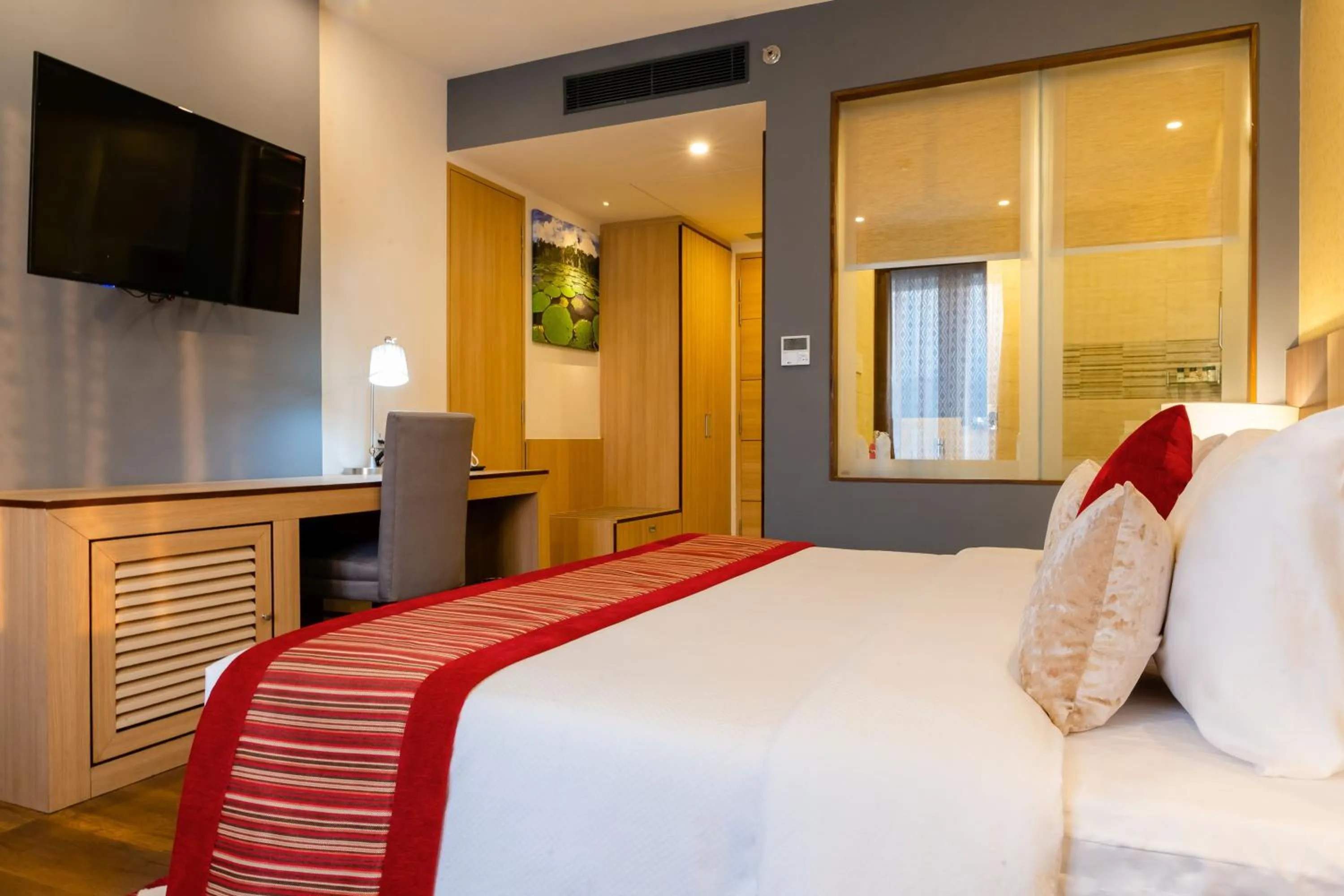 Bedroom, Bed in The Fern Residency- Hotel Chitwan