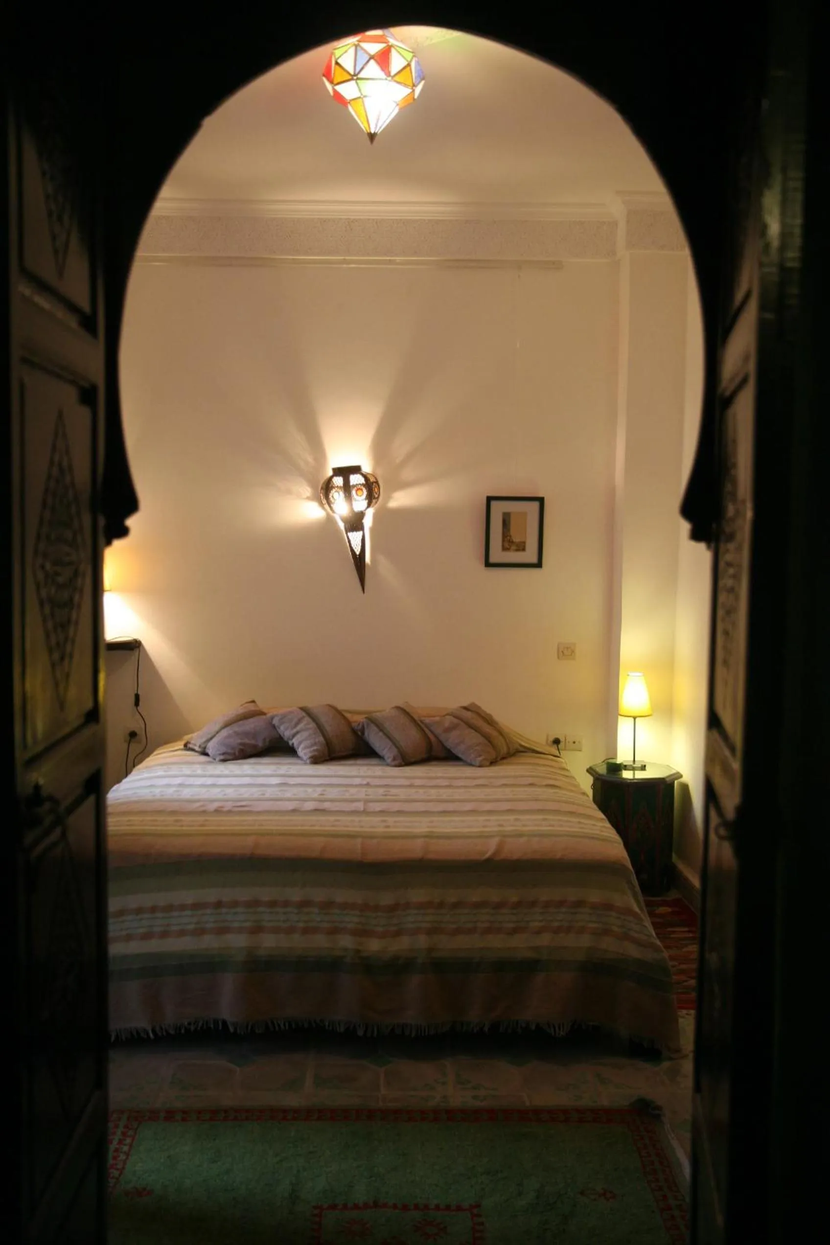 Bed in Riad Dar Zampa