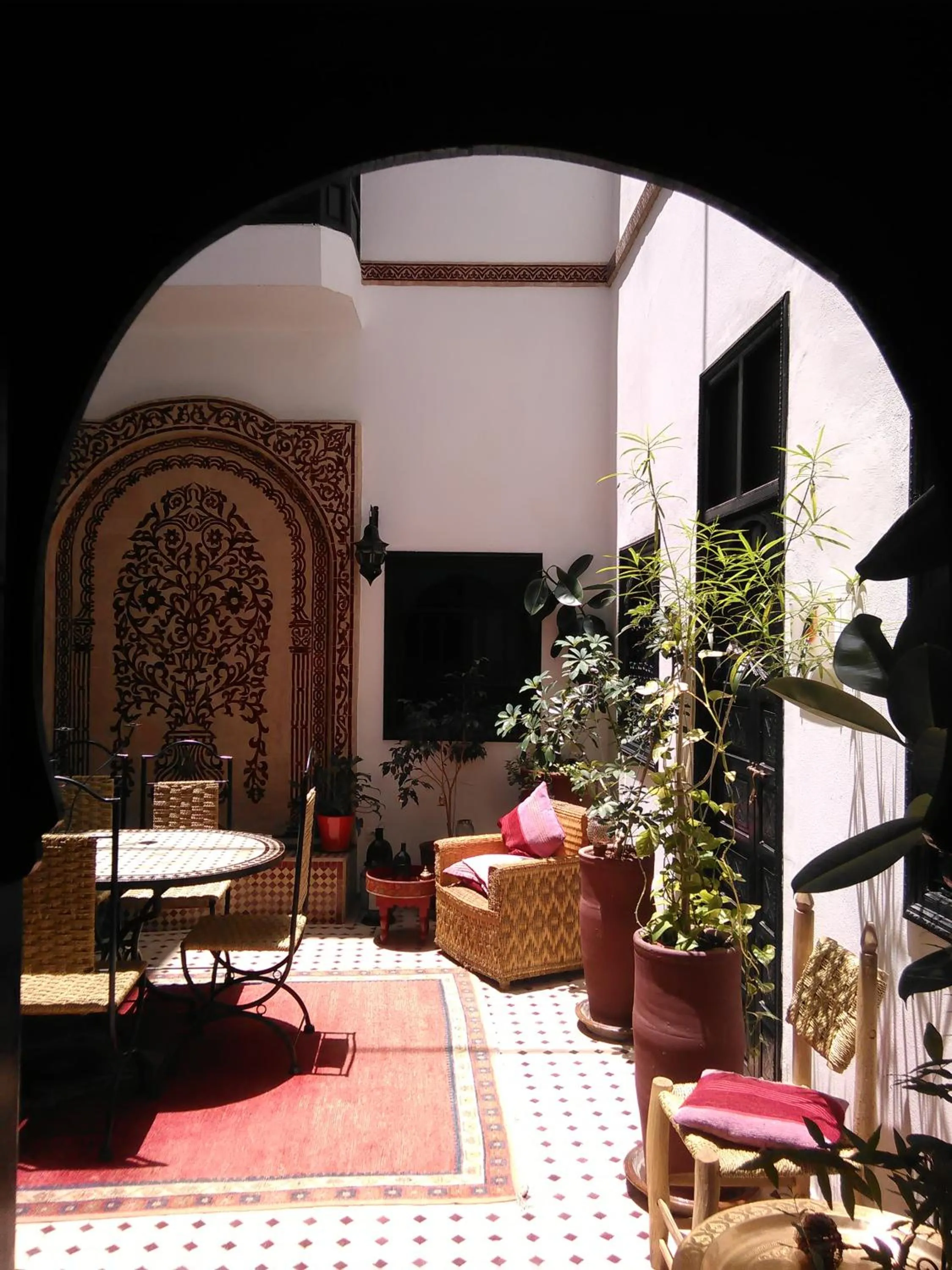 Patio in Riad Dar Zampa