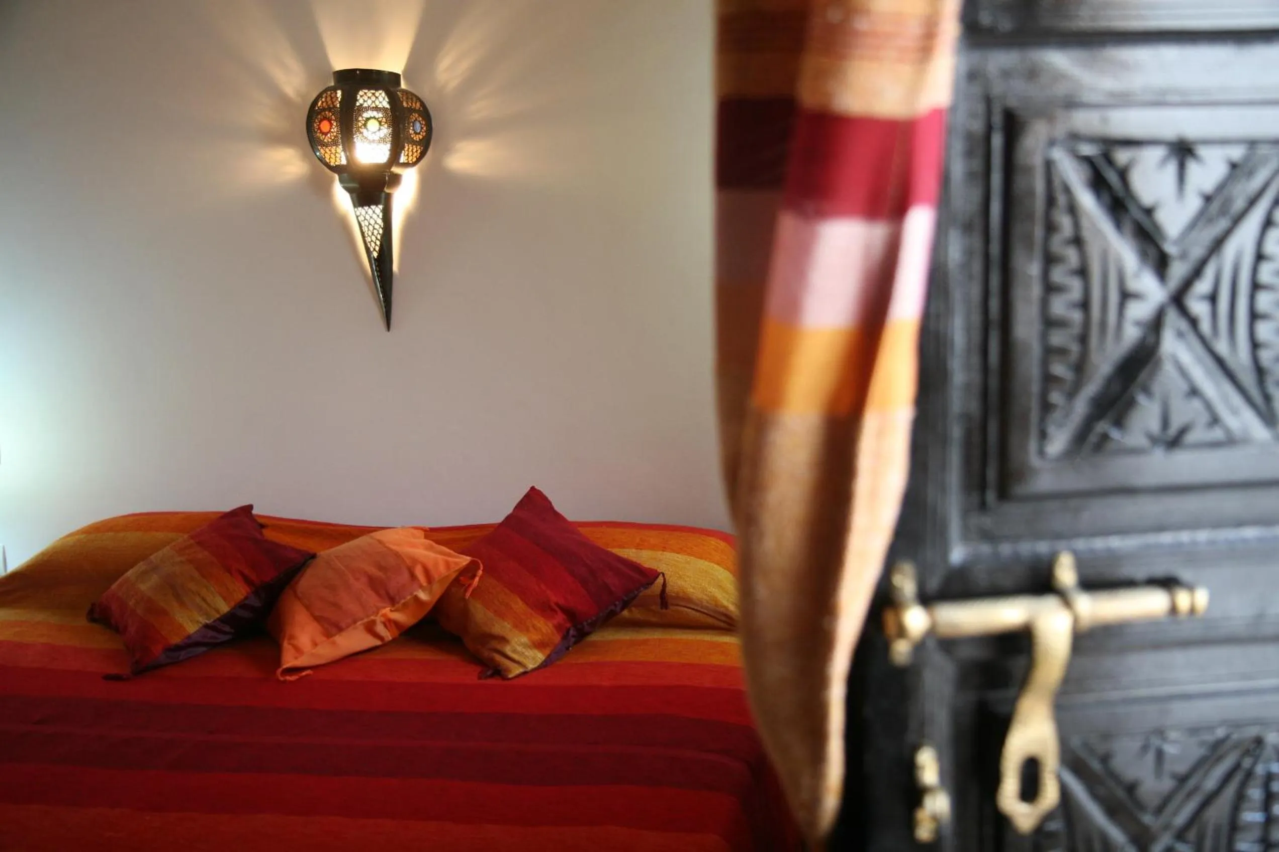 Bed in Riad Dar Zampa
