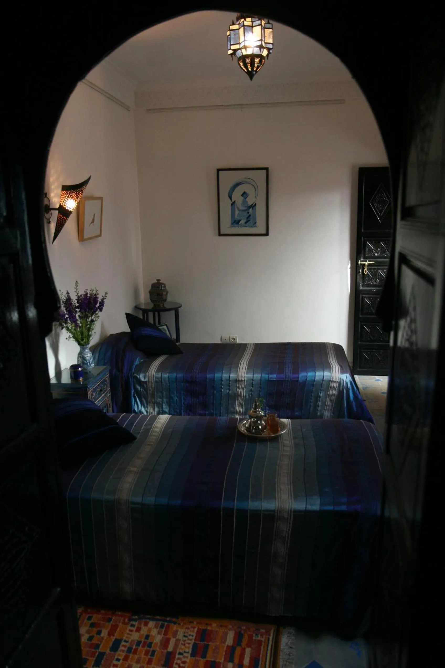 Bed in Riad Dar Zampa