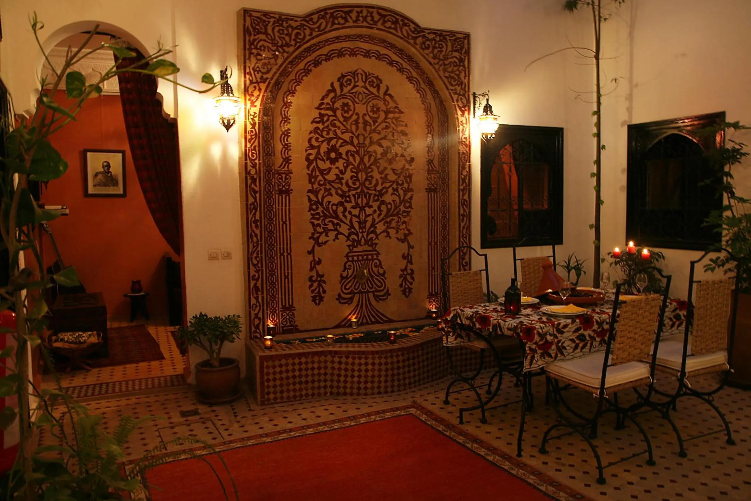 Patio in Riad Dar Zampa