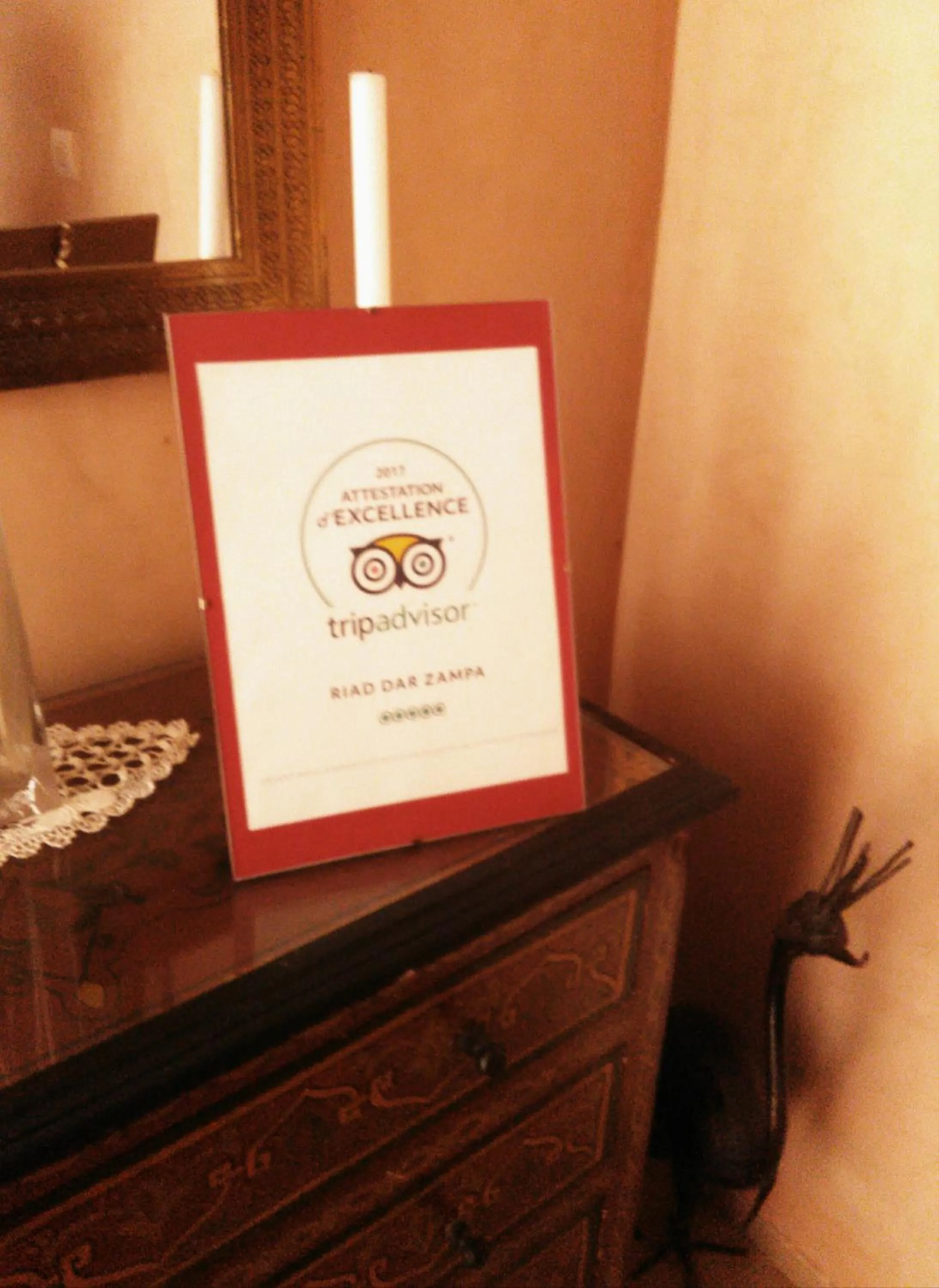 Certificate/Award in Riad Dar Zampa