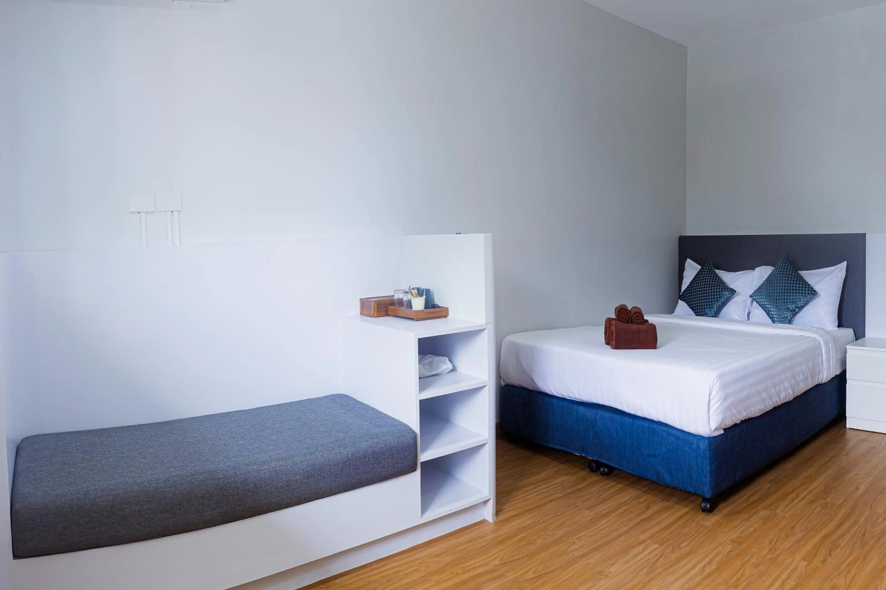 Bed in Silla Patong Boutique - Beach Walk Access