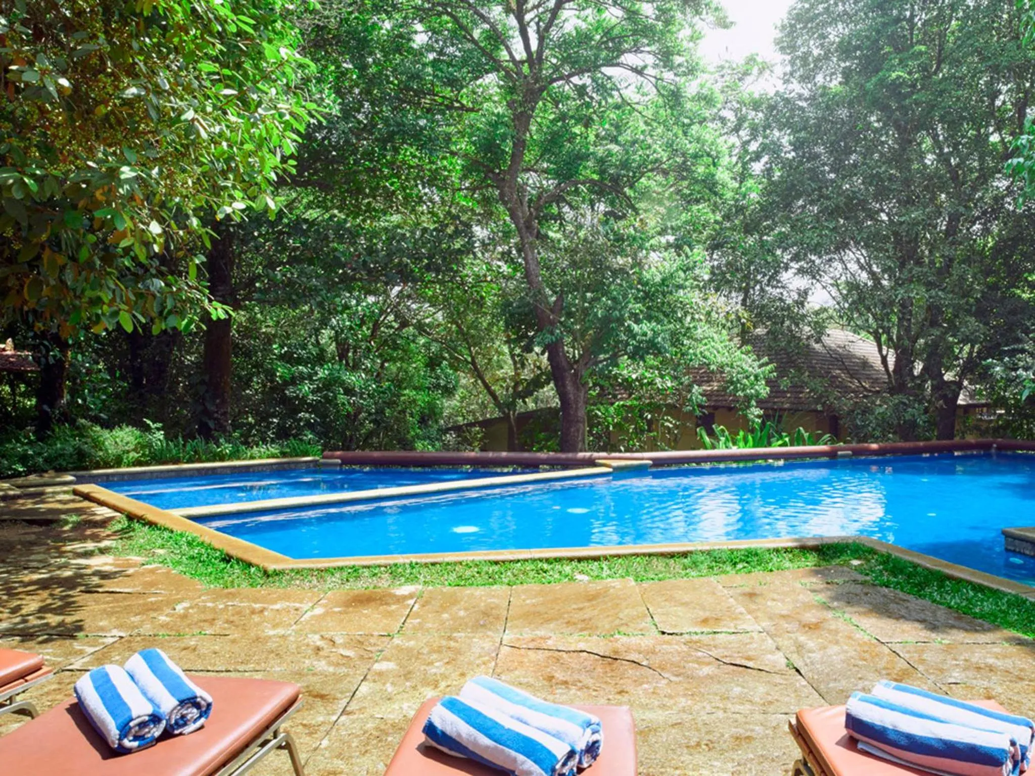 Swimming pool in Club Mahindra Madikeri, Coorg