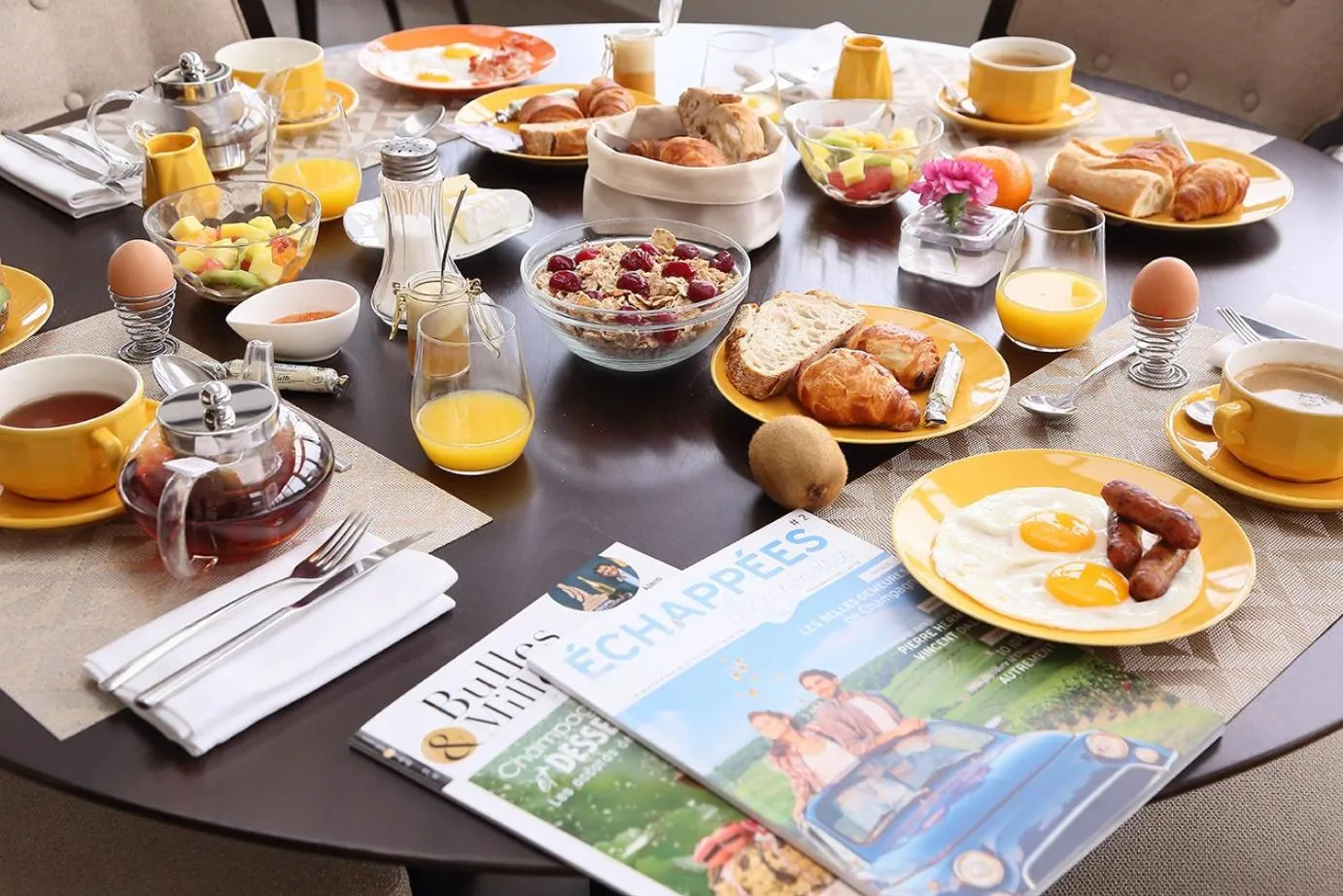 Food and drinks in Hôtel Restaurant Les Grains d'Argent Dizy - Epernay